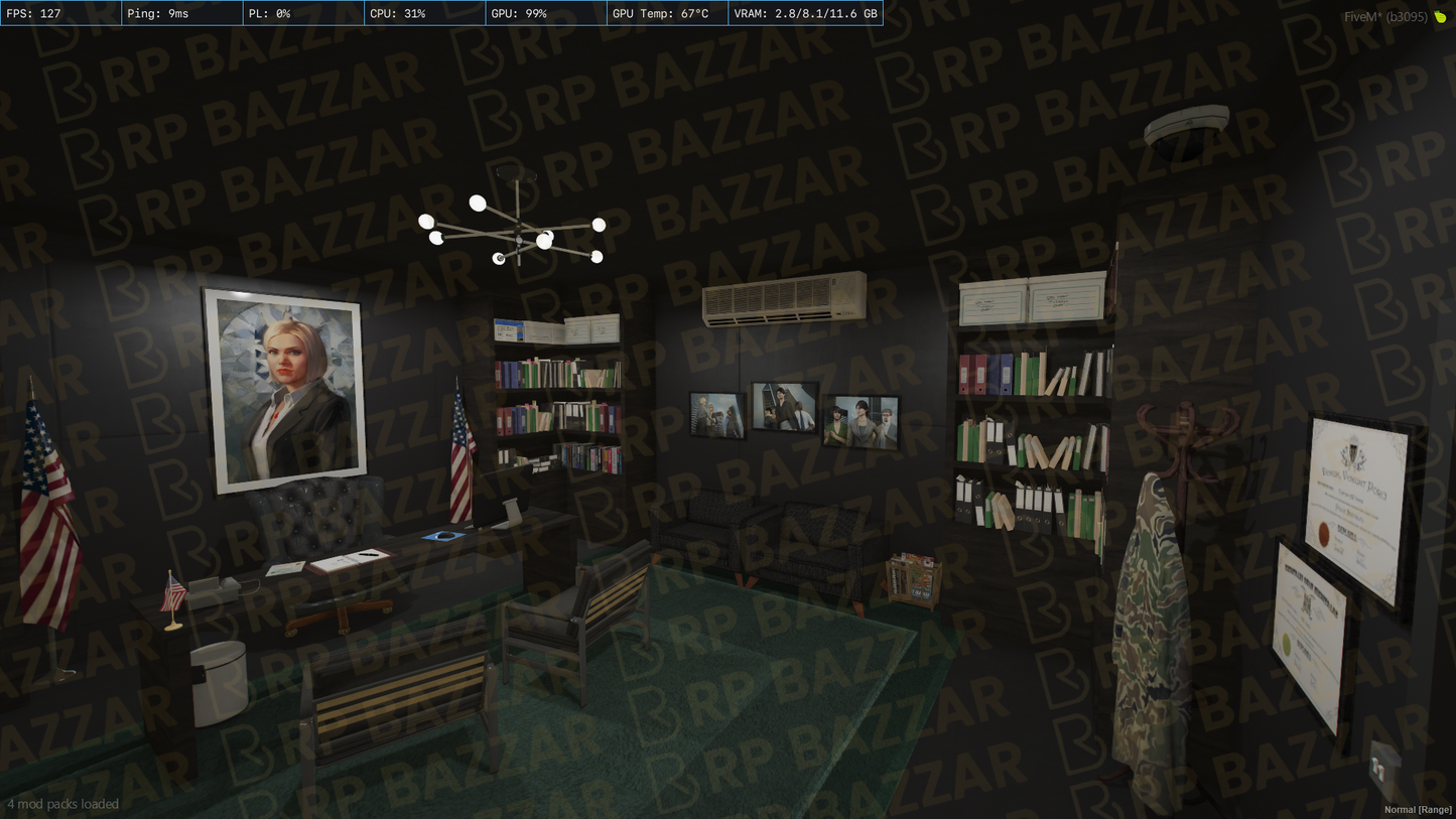 Downtown Office FiveM MLO — GTA RP Interior — ESX QB QBOX — RPBazzar