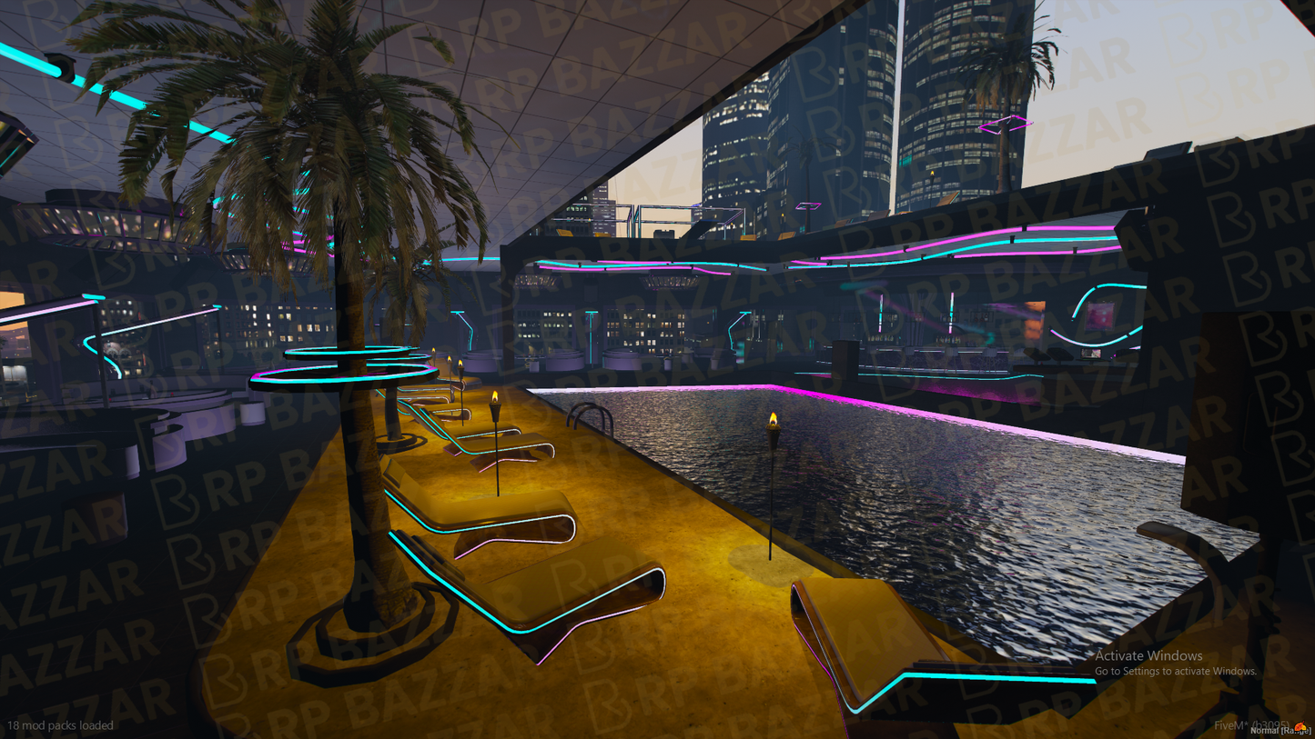 Highrise Nightclub FiveM MLO — GTA RP Interior — ESX QB QBOX — RPBazzar