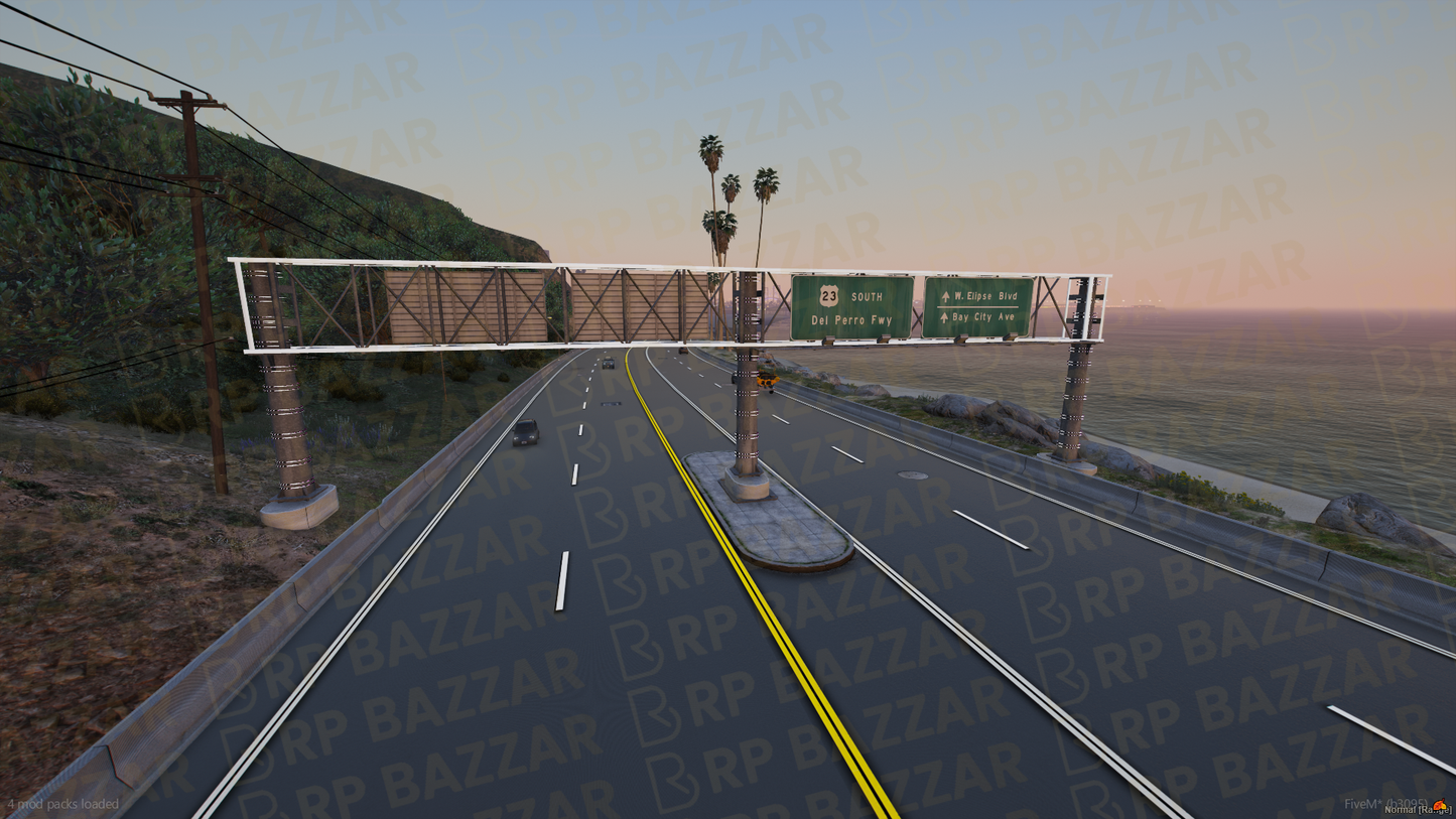 Scenic Road FiveM MLO — GTA RP Road Map — ESX QB QBOX — RPBazzar