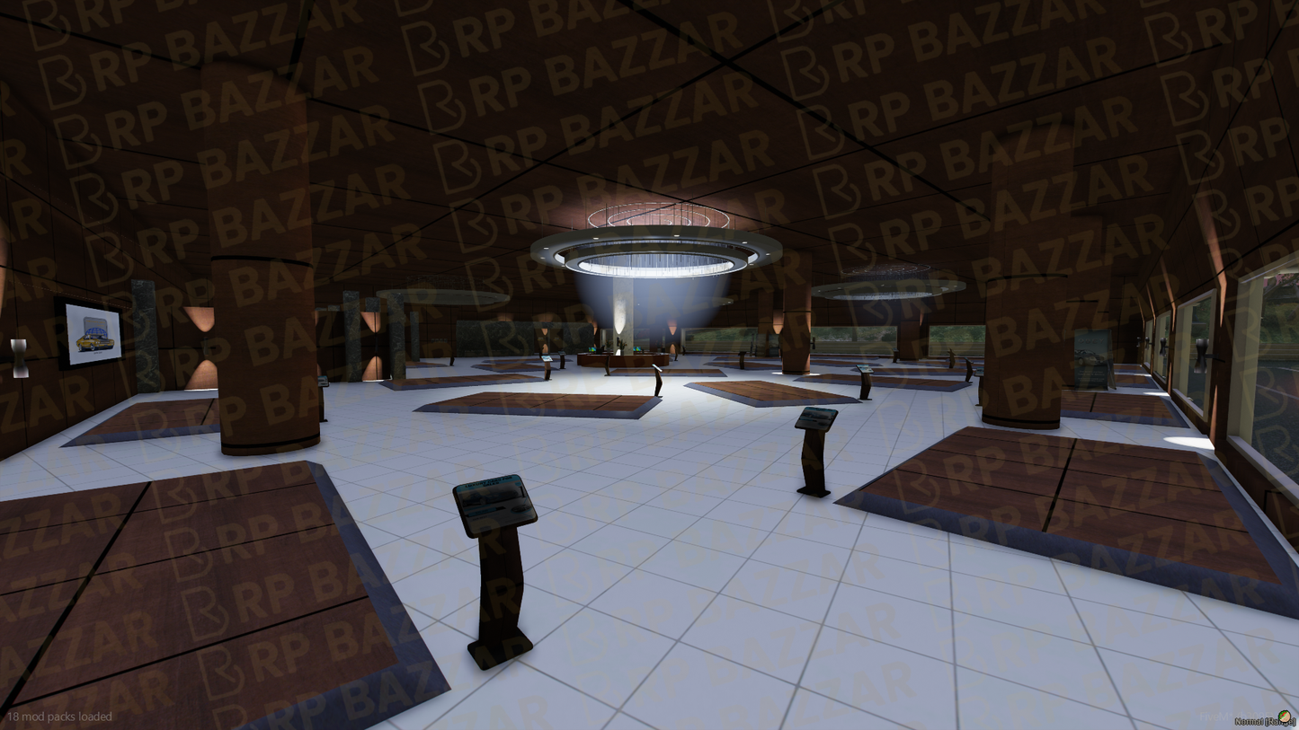 Sleek Vehicle Shop FiveM MLO — GTA RP Interior — ESX QB QBOX — RPBazzar