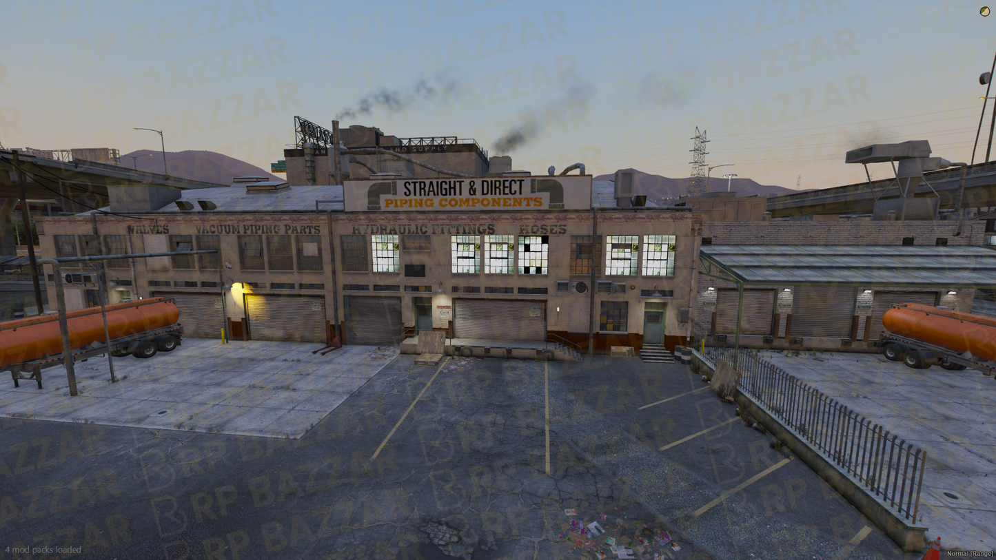 Urban Storage Room & Warehouse FiveM MLO — GTA RP Interior — ESX QB QBOX — RPBazzar