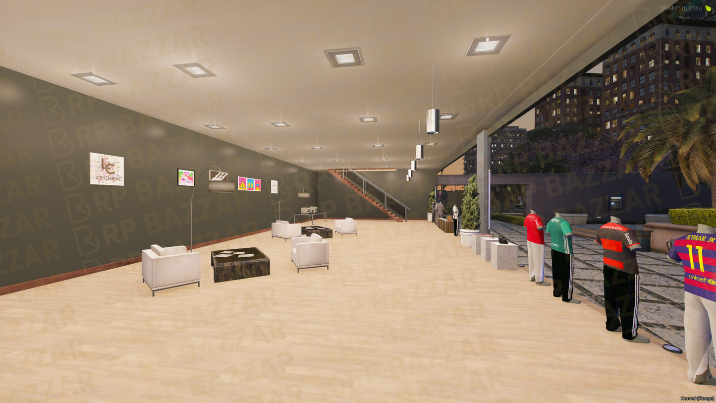Bustling Legion Square FiveM MLO — GTA RP Interior — ESX QB QBOX — RPBazzar
