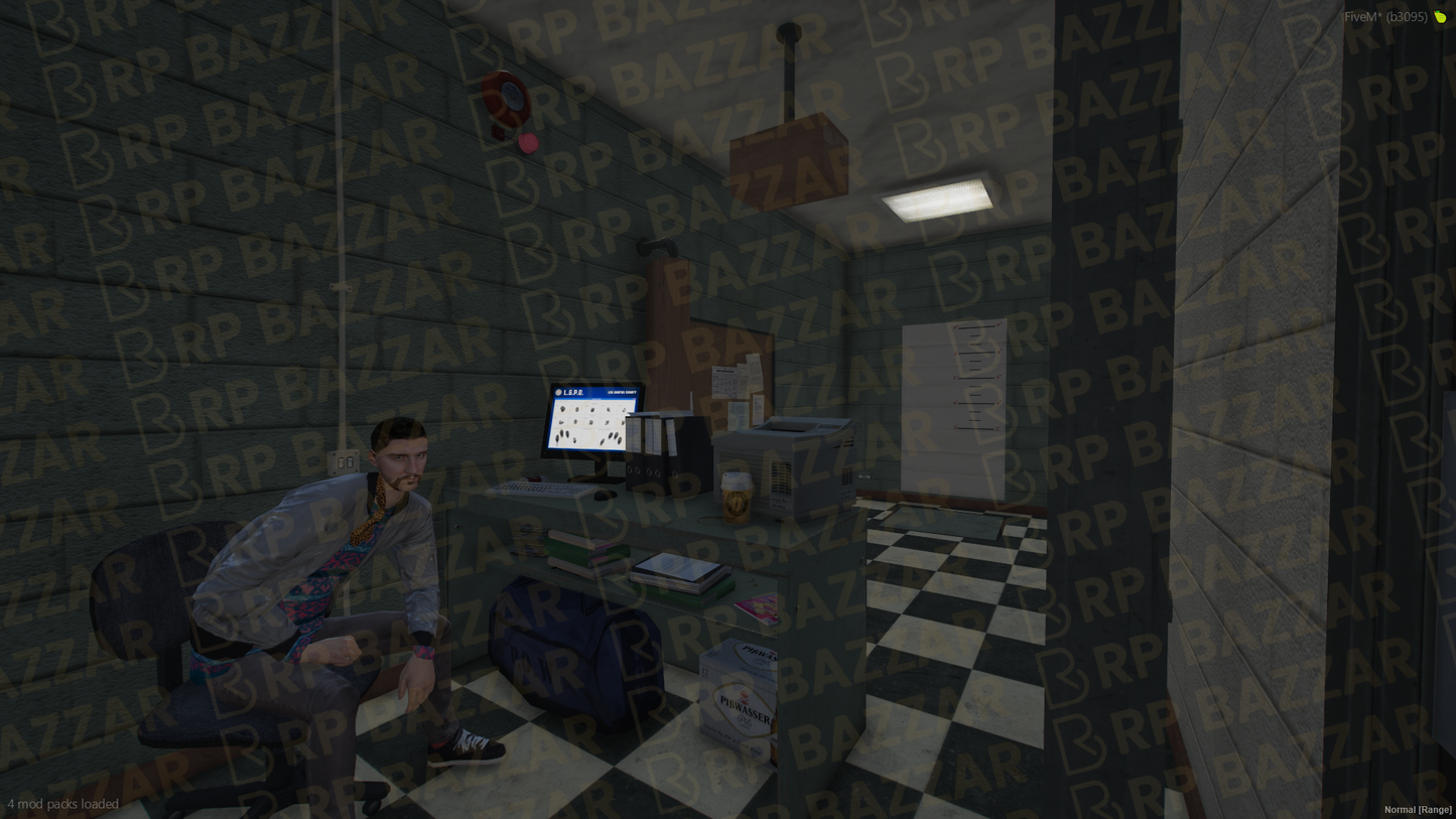 Vanguard Police Station FiveM MLO — GTA RP Interior — ESX QB QBOX — RPBazzar