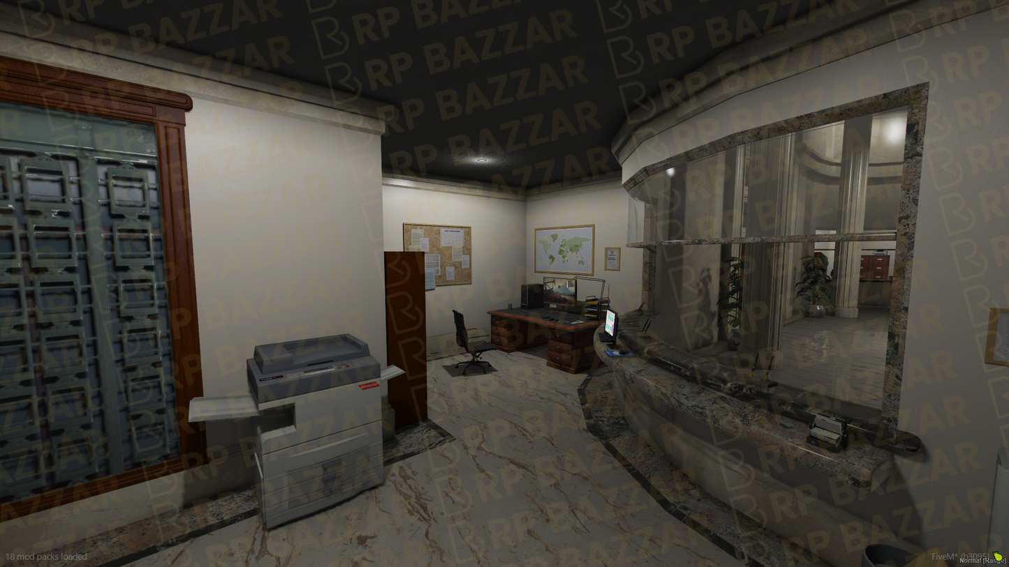 Civic City Hall FiveM MLO — GTA RP Interior — ESX QB QBOX — RPBazzar