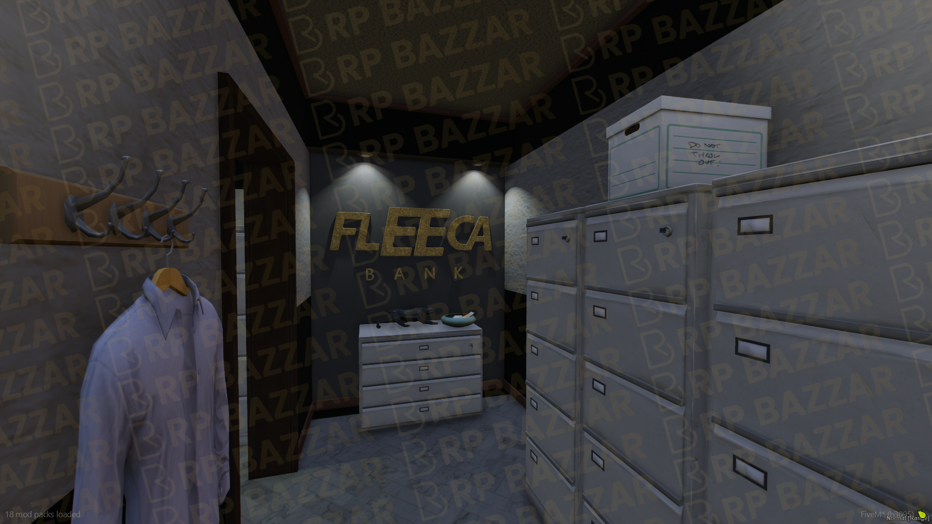 Vault Bank FiveM MLO — GTA RP Interior — ESX QB QBOX — RPBazzar