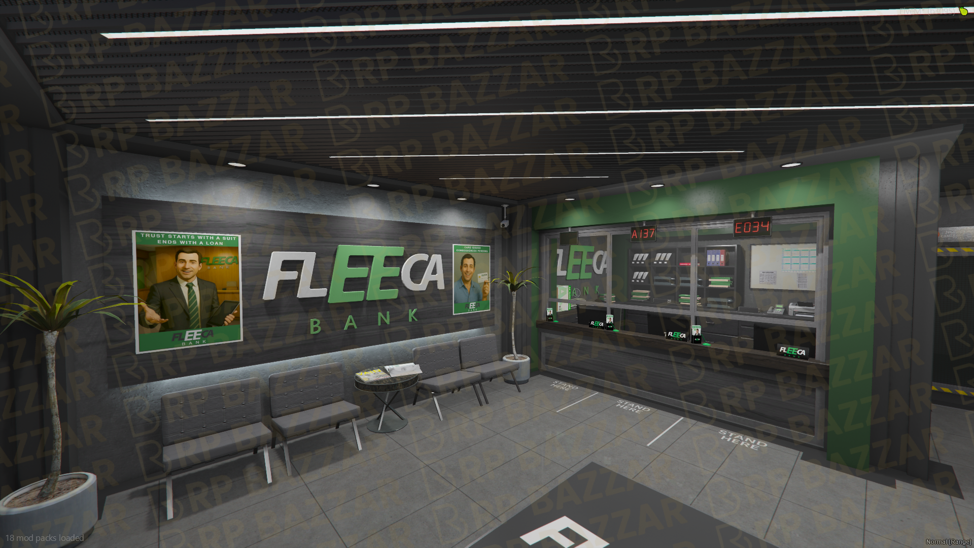 Metro Bank FiveM MLO — GTA RP Interior — ESX QB QBOX — RPBazzar