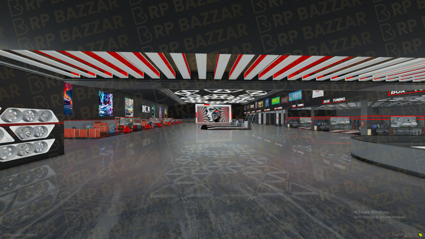 Premium Mechanic Shop FiveM MLO — GTA RP Interior — ESX QB QBOX — RPBazzar