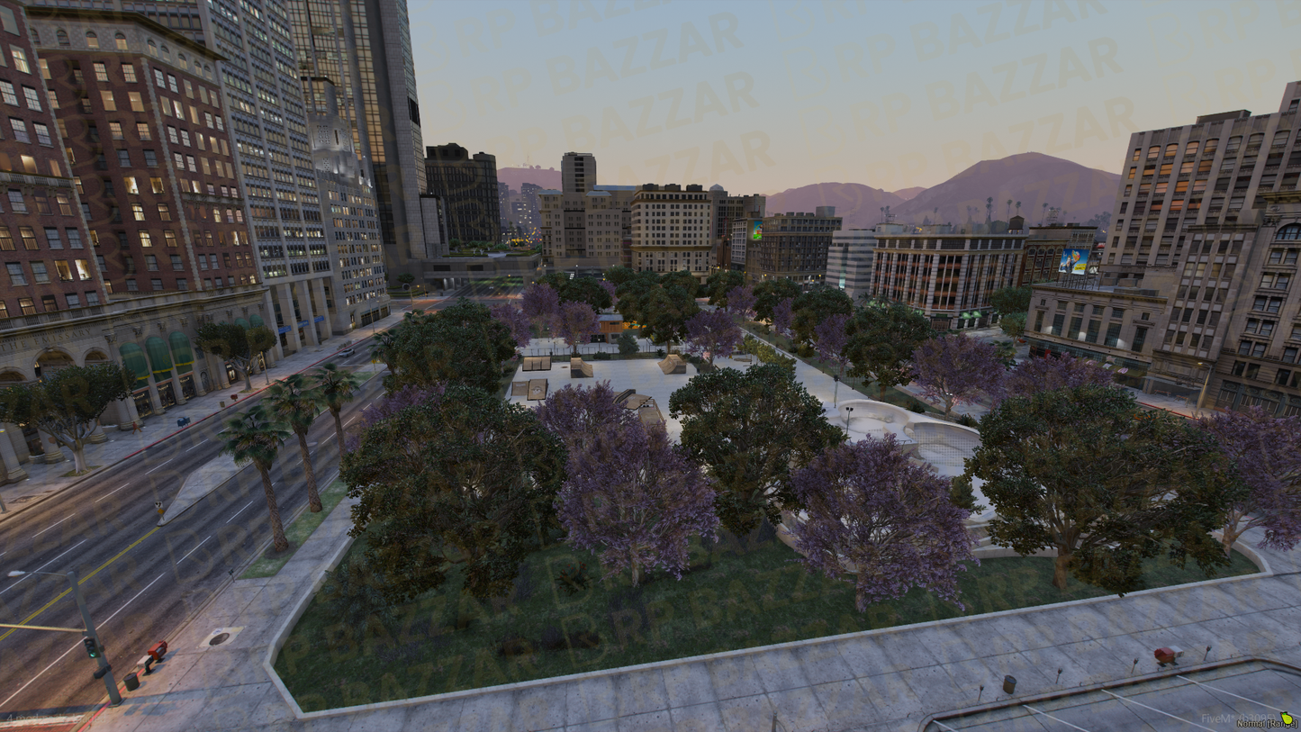 Downtown Legion Square FiveM MLO — GTA RP Interior — ESX QB QBOX — RPBazzar