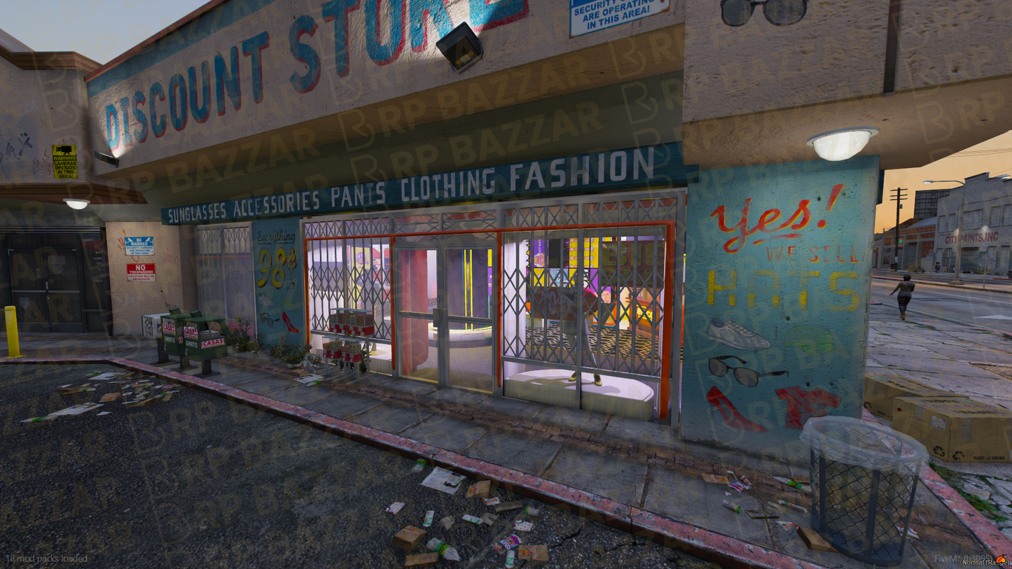 Boutique Clothing Store FiveM MLO — GTA RP Interior — ESX QB QBOX — RPBazzar