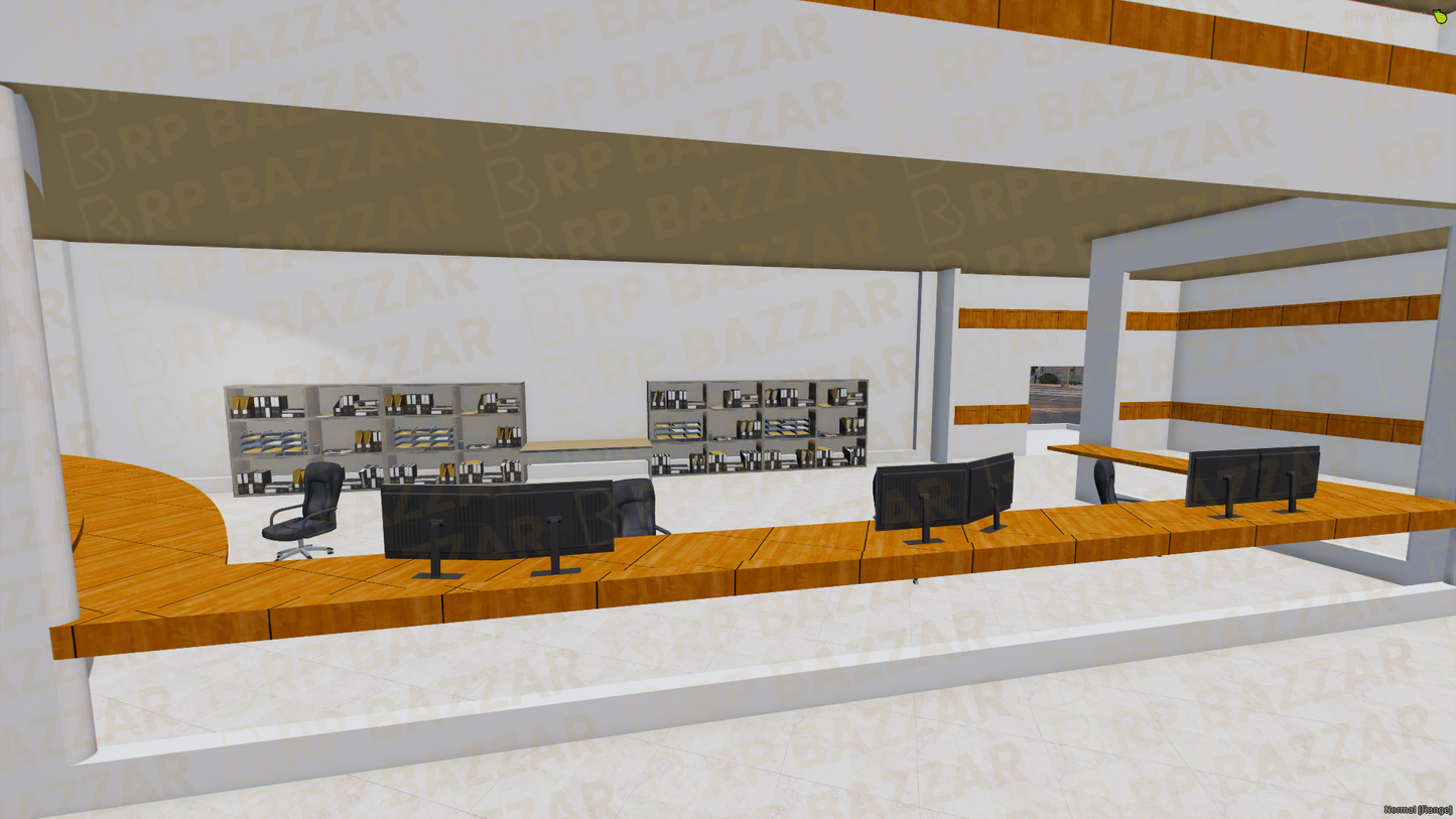 Modern Police Station FiveM MLO — GTA RP Interior — ESX QB QBOX — RPBazzar