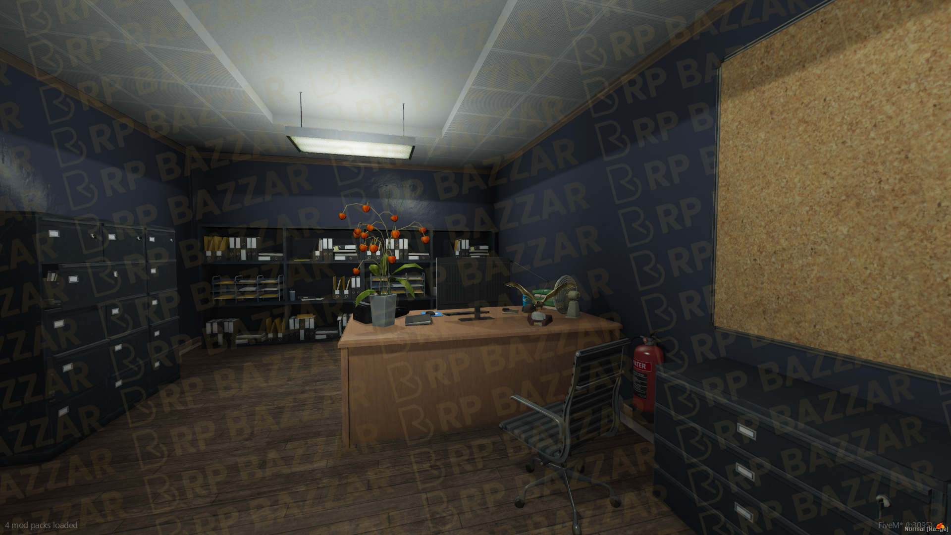 Patrol Police Station FiveM MLO — GTA RP Interior — ESX QB QBOX — RPBazzar