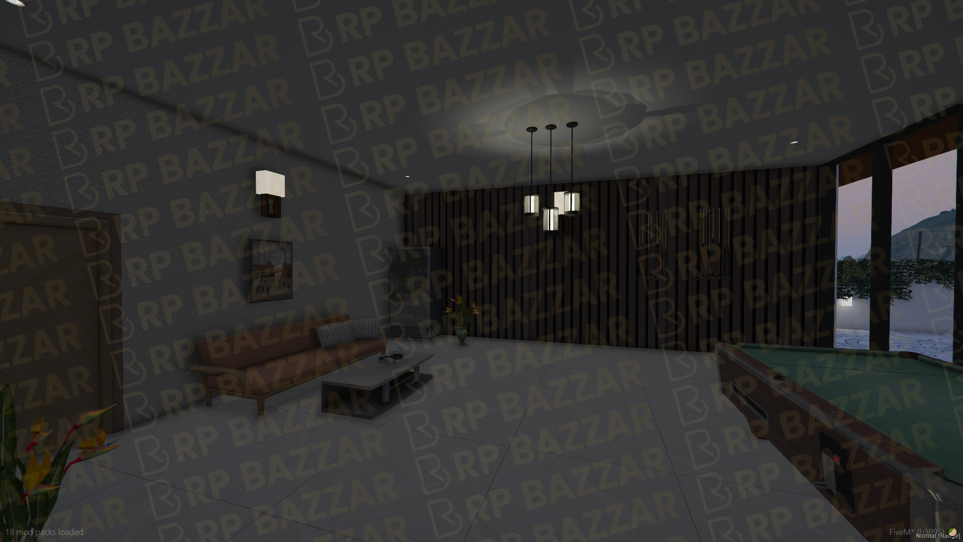 Beachside Mansion FiveM MLO — GTA RP Interior — ESX QB QBOX — RPBazzar