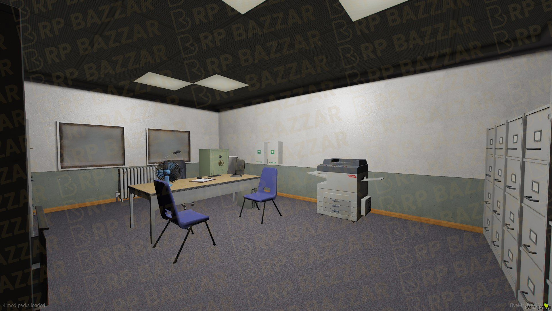 Combat Police Traning FiveM MLO — GTA RP Interior — ESX QB QBOX — RPBazzar