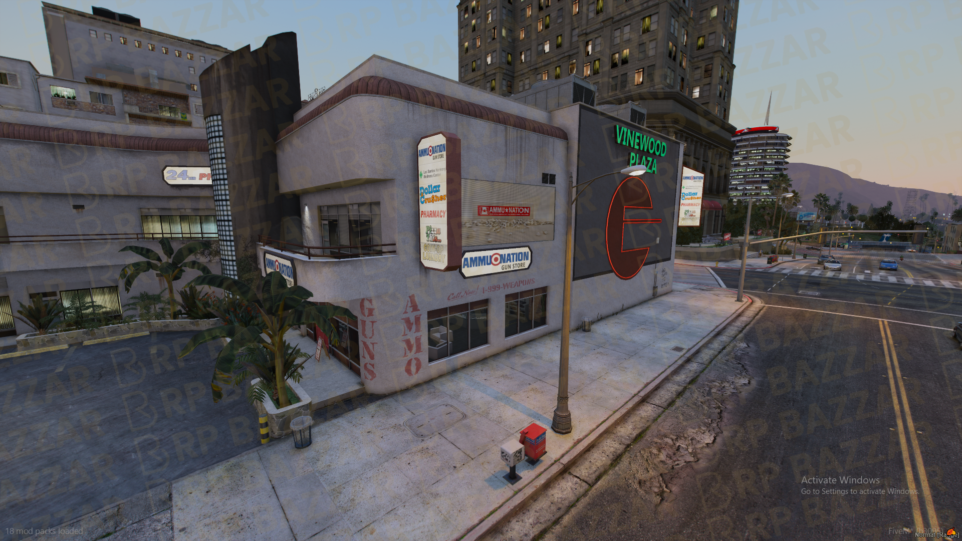 Tactical Ammunation Store FiveM MLO — GTA RP Interior — ESX QB QBOX — RPBazzar
