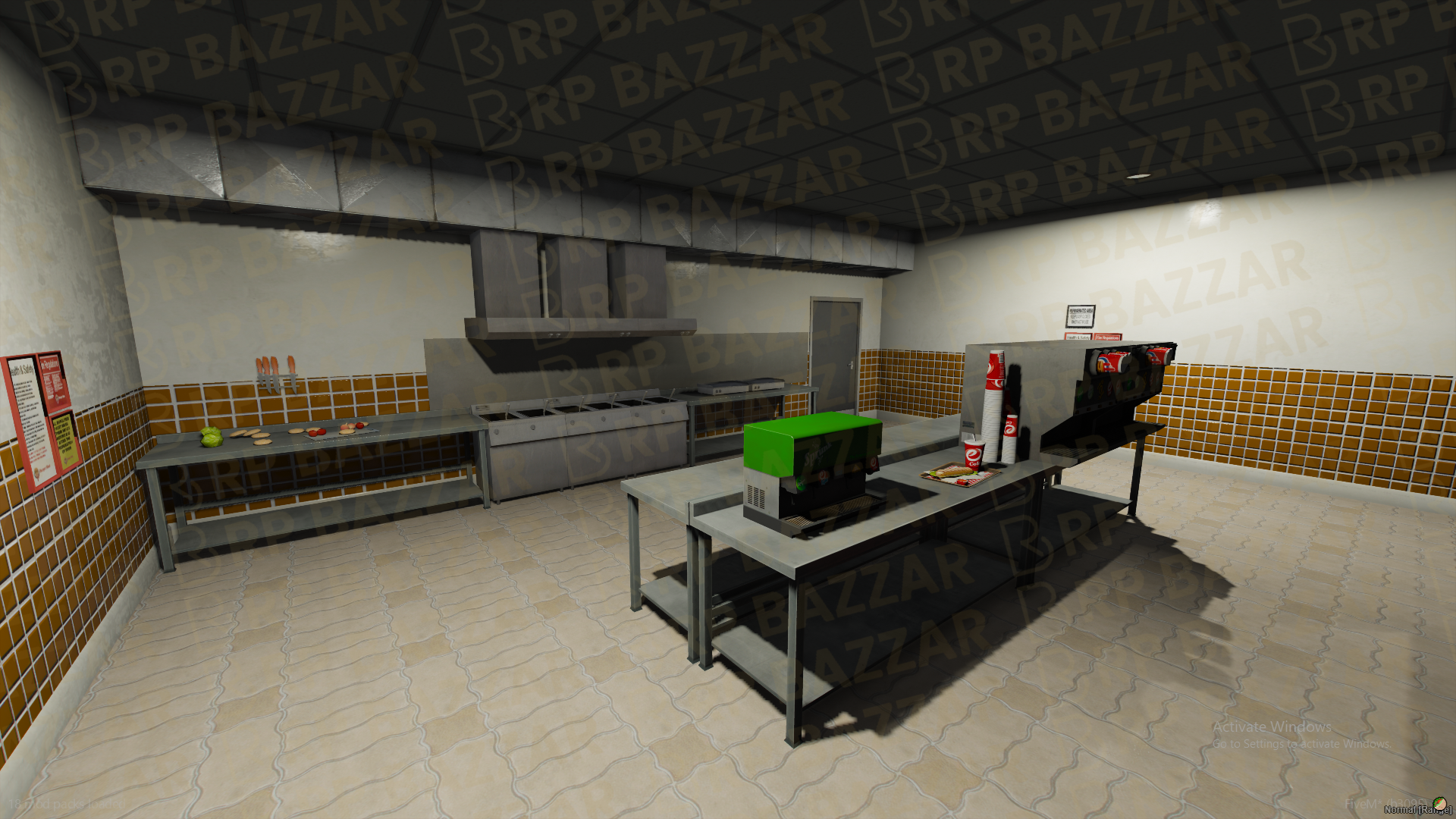 Upscale Kitchen FiveM MLO — GTA RP Interior — ESX QB QBOX — RPBazzar