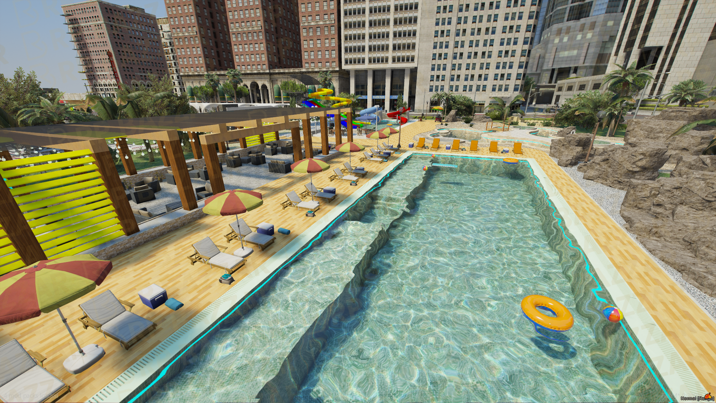Liberty Legion Square FiveM MLO — GTA RP Interior — ESX QB QBOX — RPBazzar