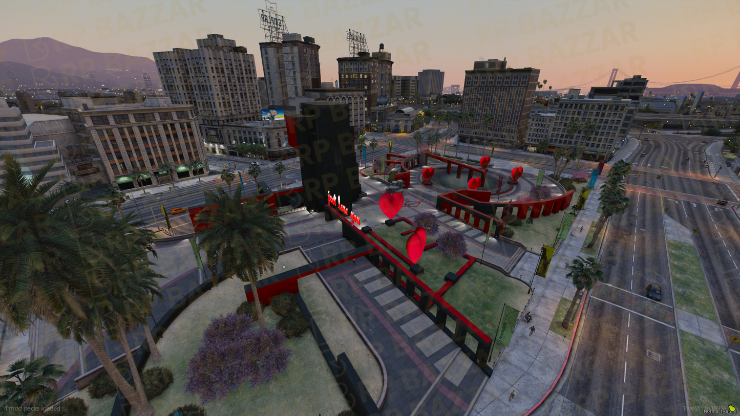 Iconic Legion Square FiveM MLO — GTA RP Interior — ESX QB QBOX — RPBazzar