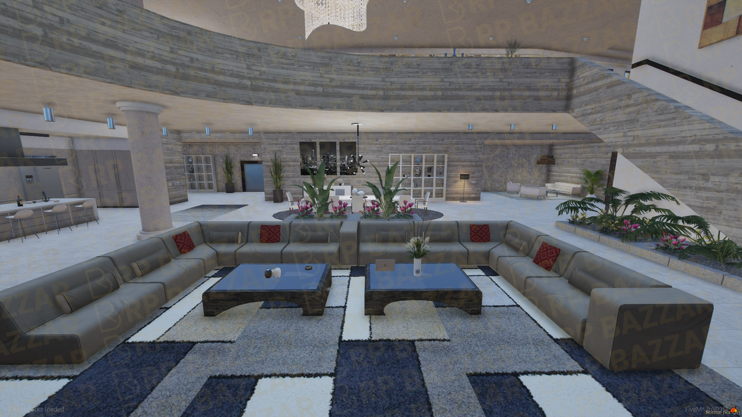 Elite Mansion FiveM MLO — GTA RP Interior — ESX QB QBOX — RPBazzar