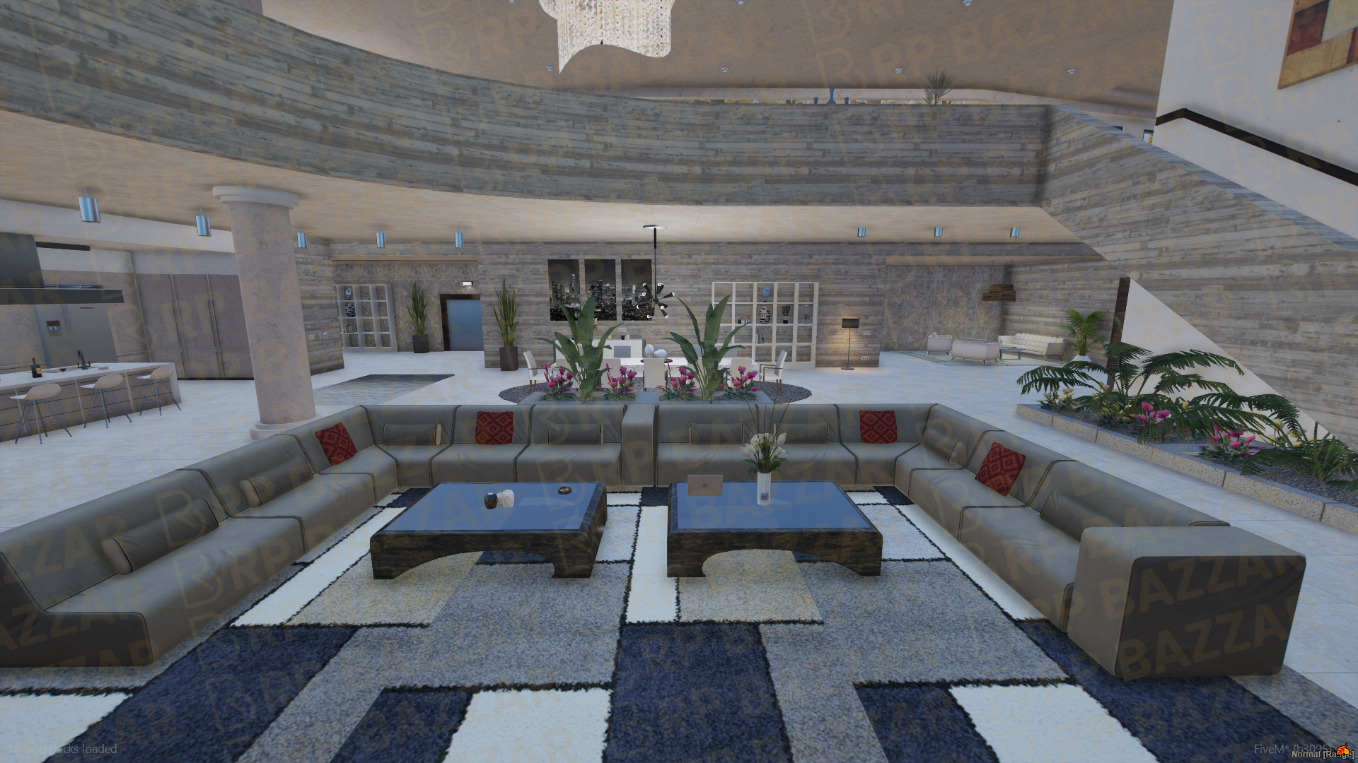 Elite Mansion FiveM MLO — GTA RP Interior — ESX QB QBOX — RPBazzar