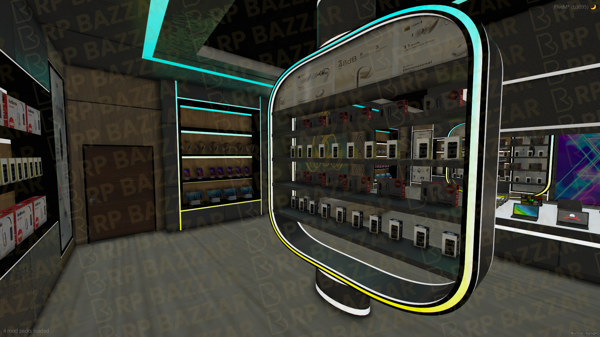 Mega Shopping Mall FiveM MLO — GTA RP Interior — ESX QB QBOX — RPBazzar