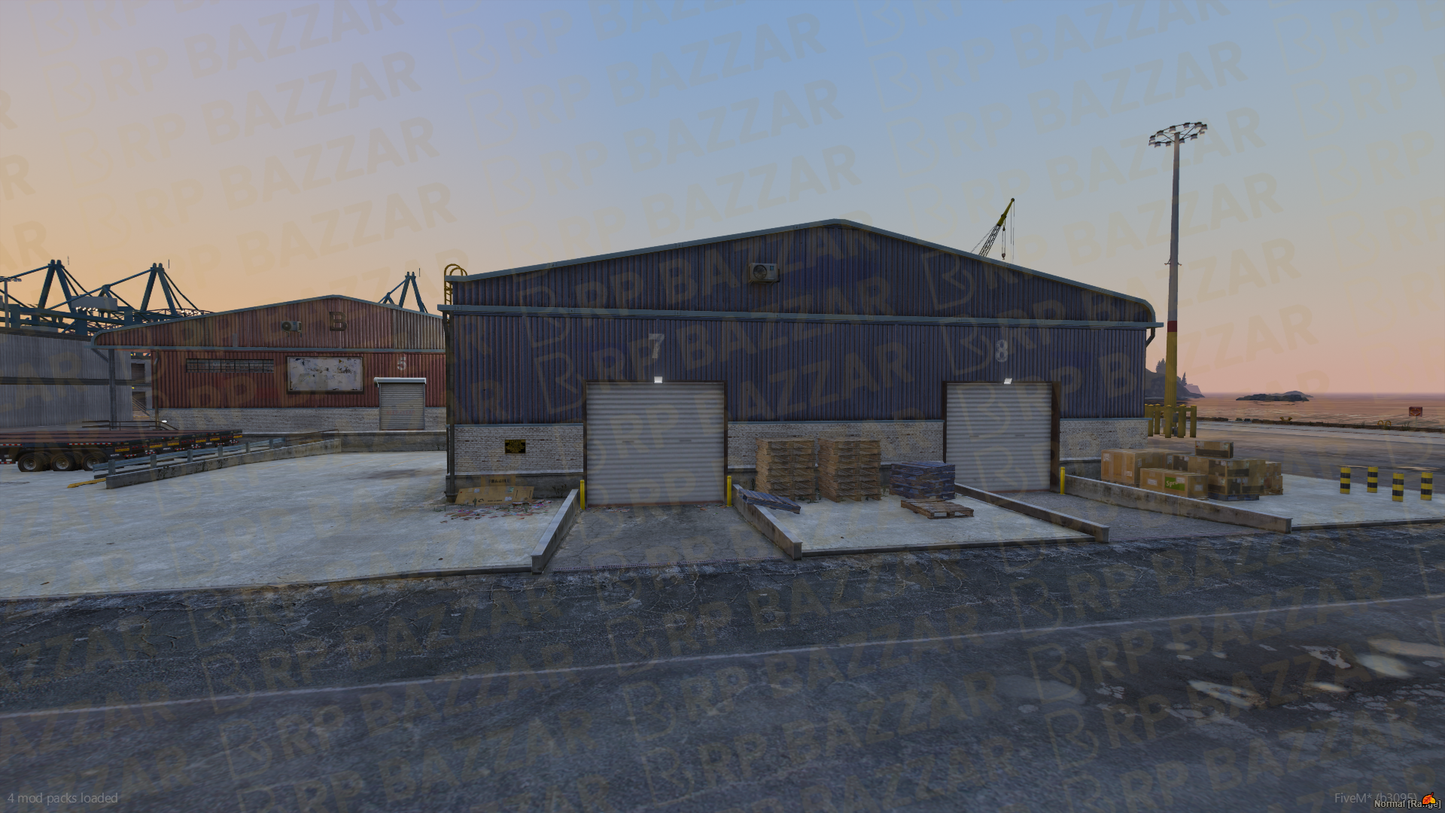 Old Storage Room & Warehouse FiveM MLO — GTA RP Interior — ESX QB QBOX — RPBazzar