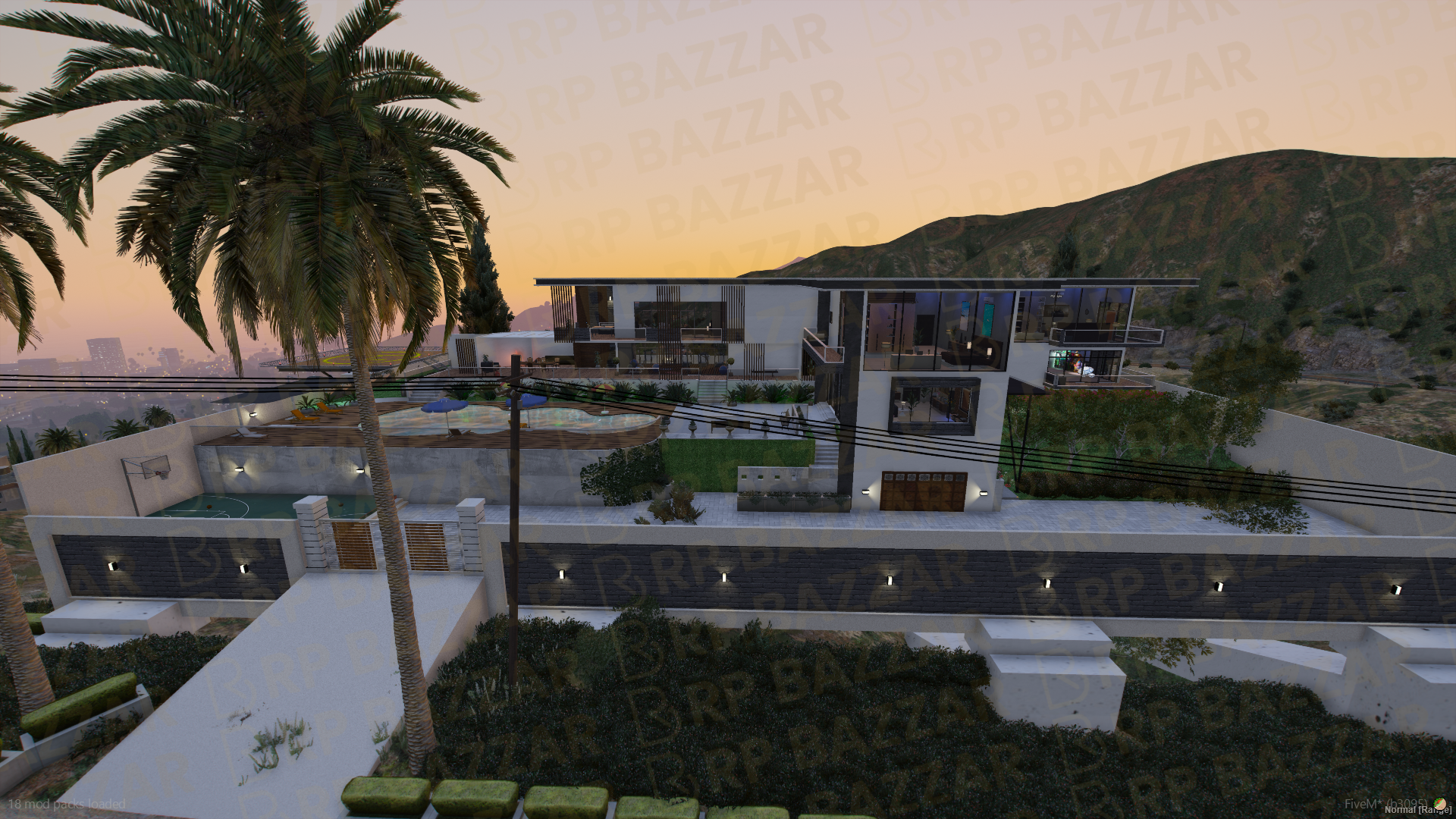 Hillside Mansion FiveM MLO — GTA RP Interior — ESX QB QBOX — RPBazzar