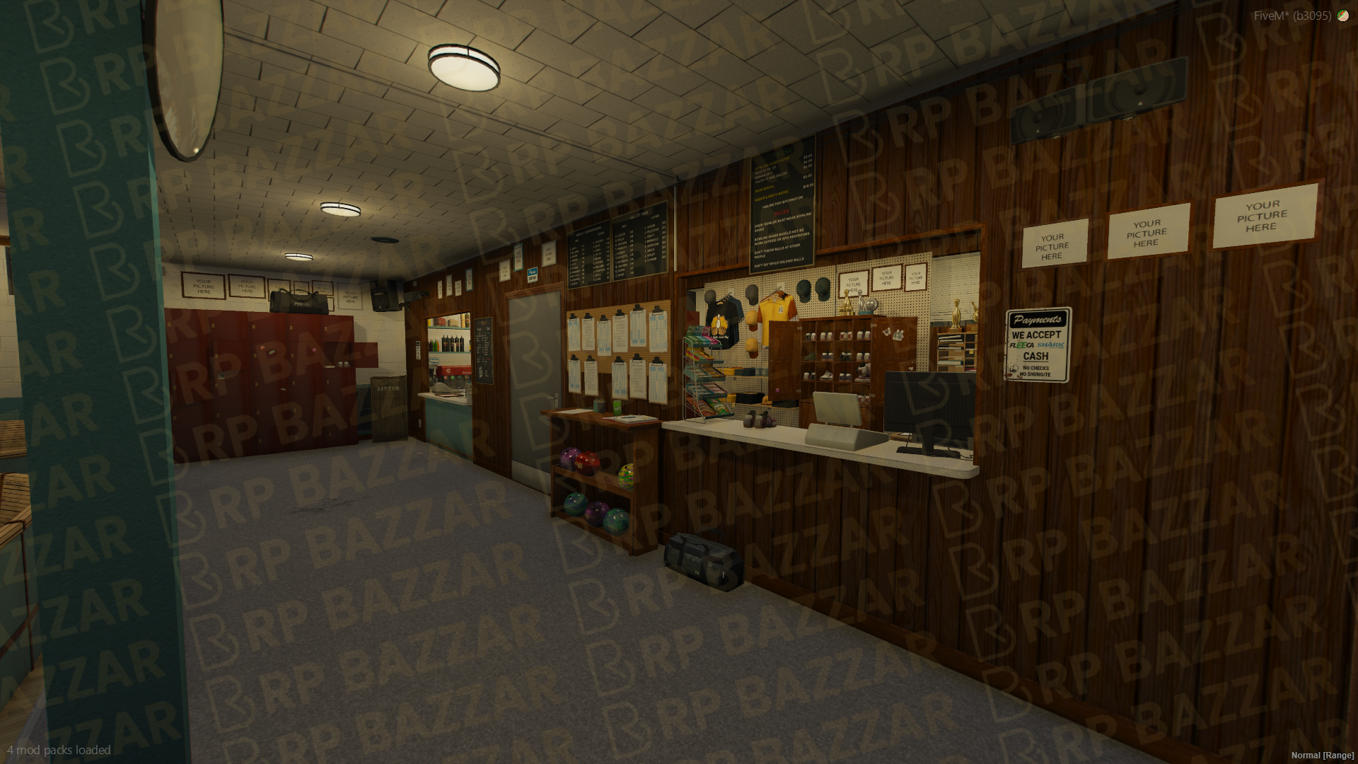 Streetball Sports Court FiveM MLO — GTA RP Interior — ESX QB QBOX — RPBazzar