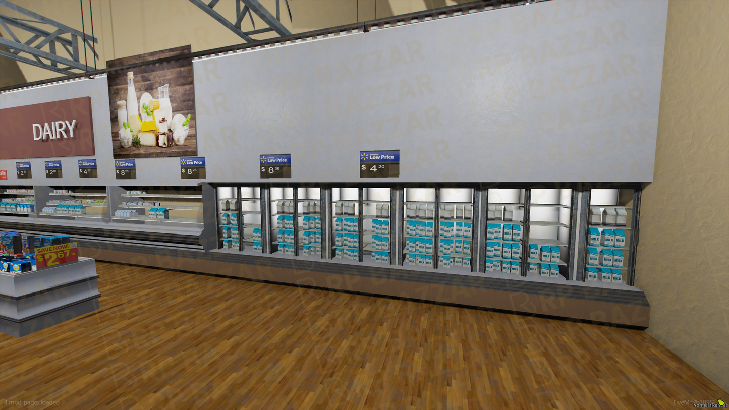 Premium Shopping Mall FiveM MLO — GTA RP Interior — ESX QB QBOX — RPBazzar