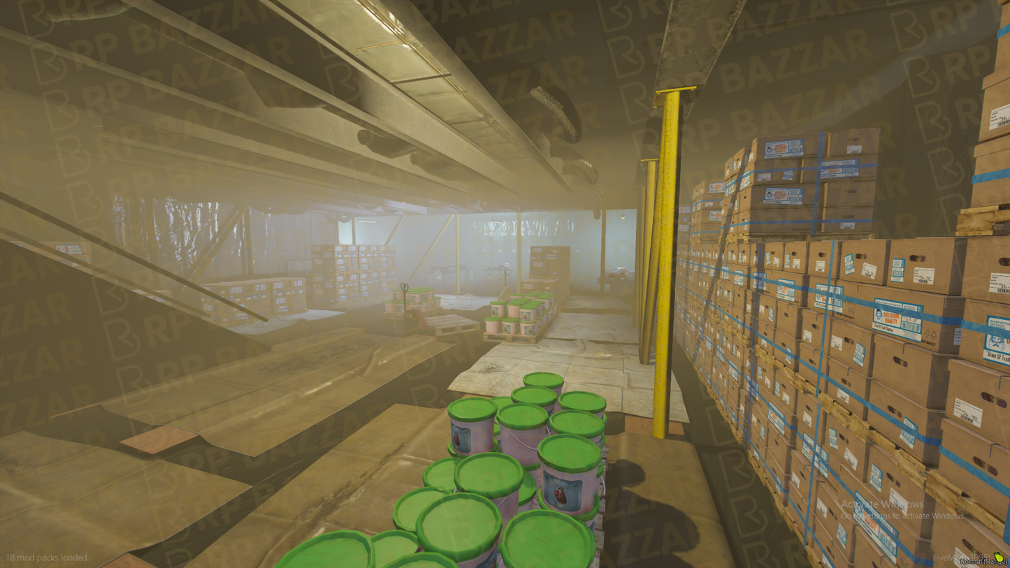 Immersive Gang Garage FiveM MLO — GTA RP Interior — ESX QB QBOX — RPBazzar