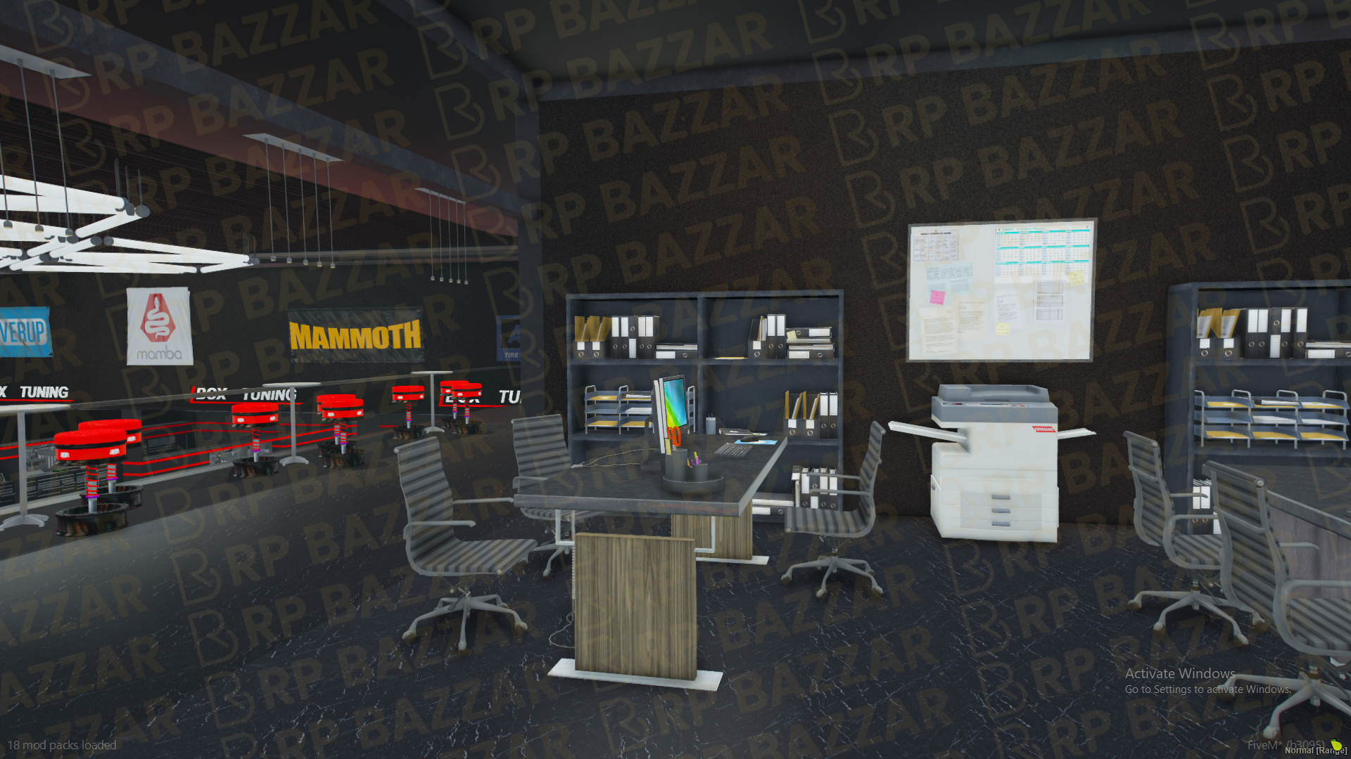 Premium Mechanic Shop FiveM MLO — GTA RP Interior — ESX QB QBOX — RPBazzar