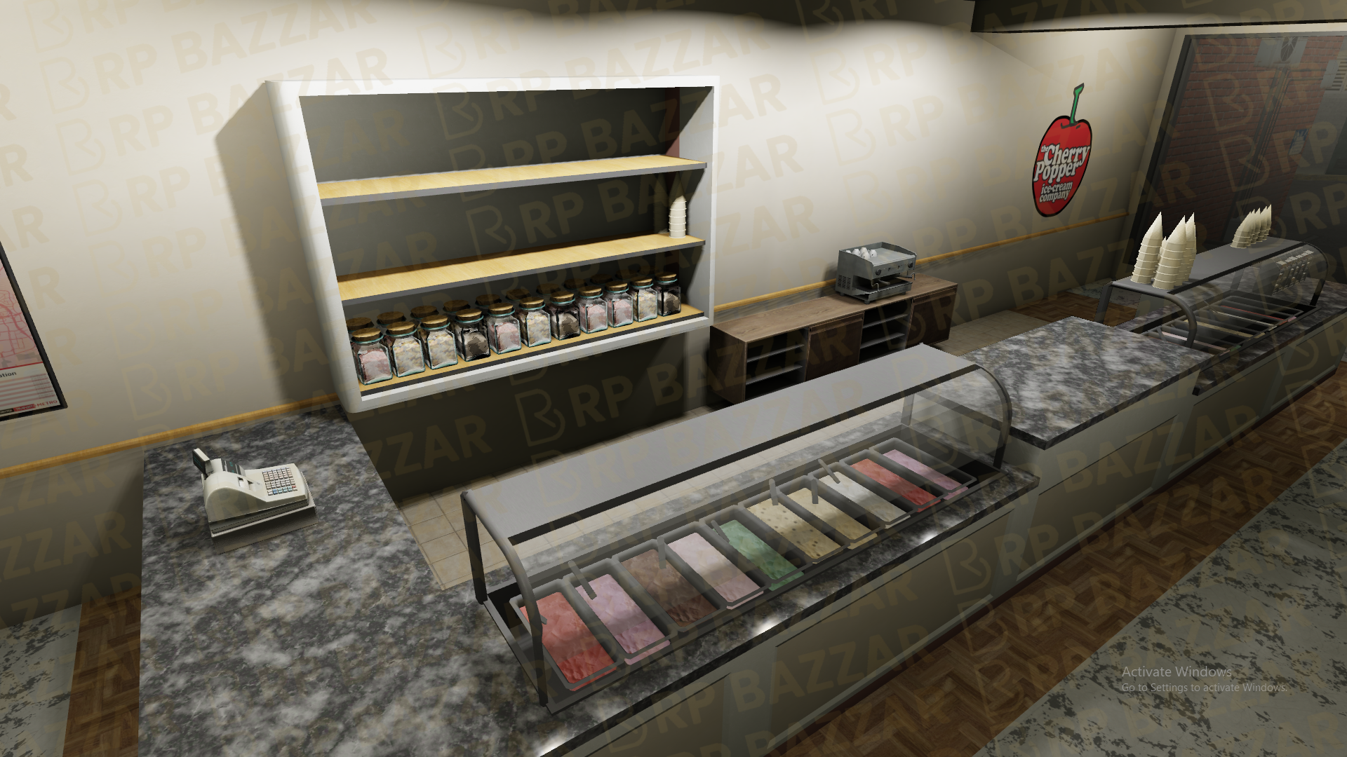 Downtown Burger Joint FiveM MLO — GTA RP Interior — ESX QB QBOX — RPBazzar