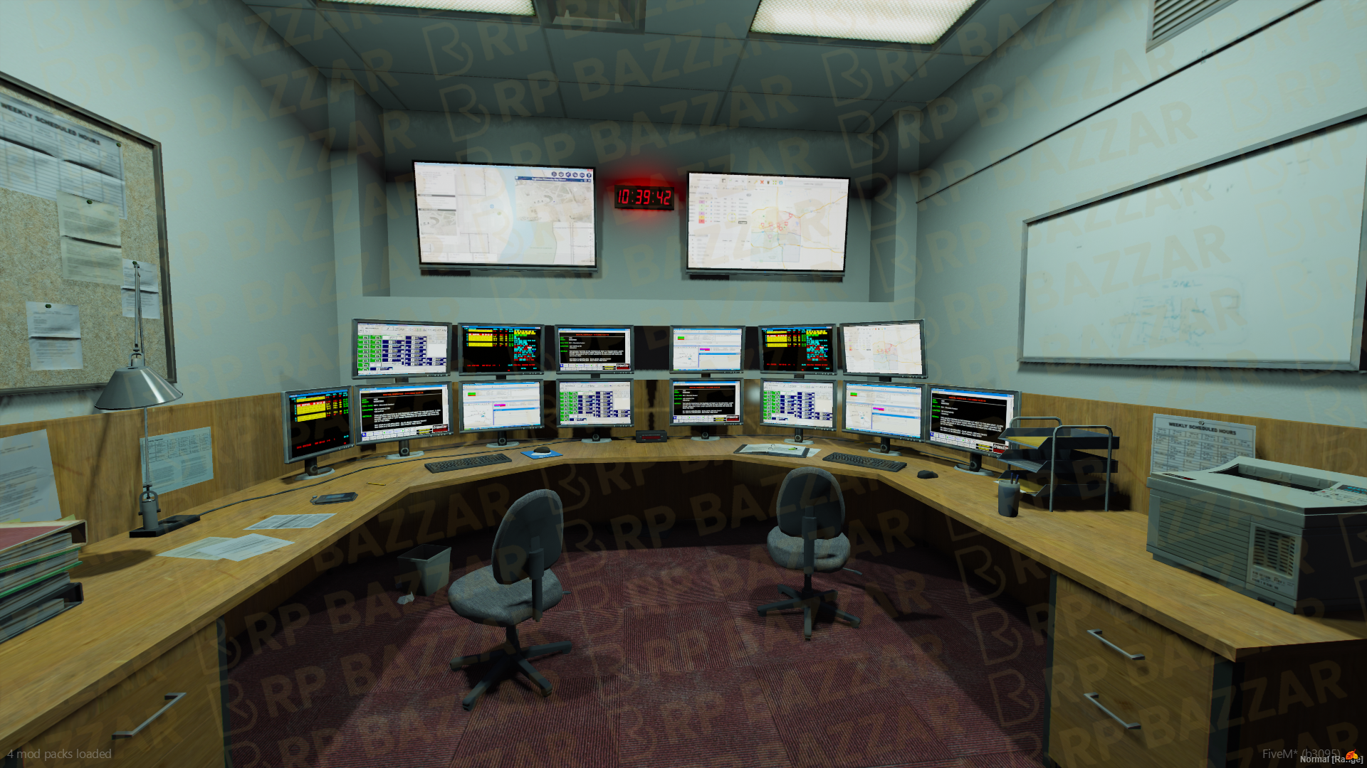 Desert Police Station FiveM MLO — GTA RP Interior — ESX QB QBOX — RPBazzar