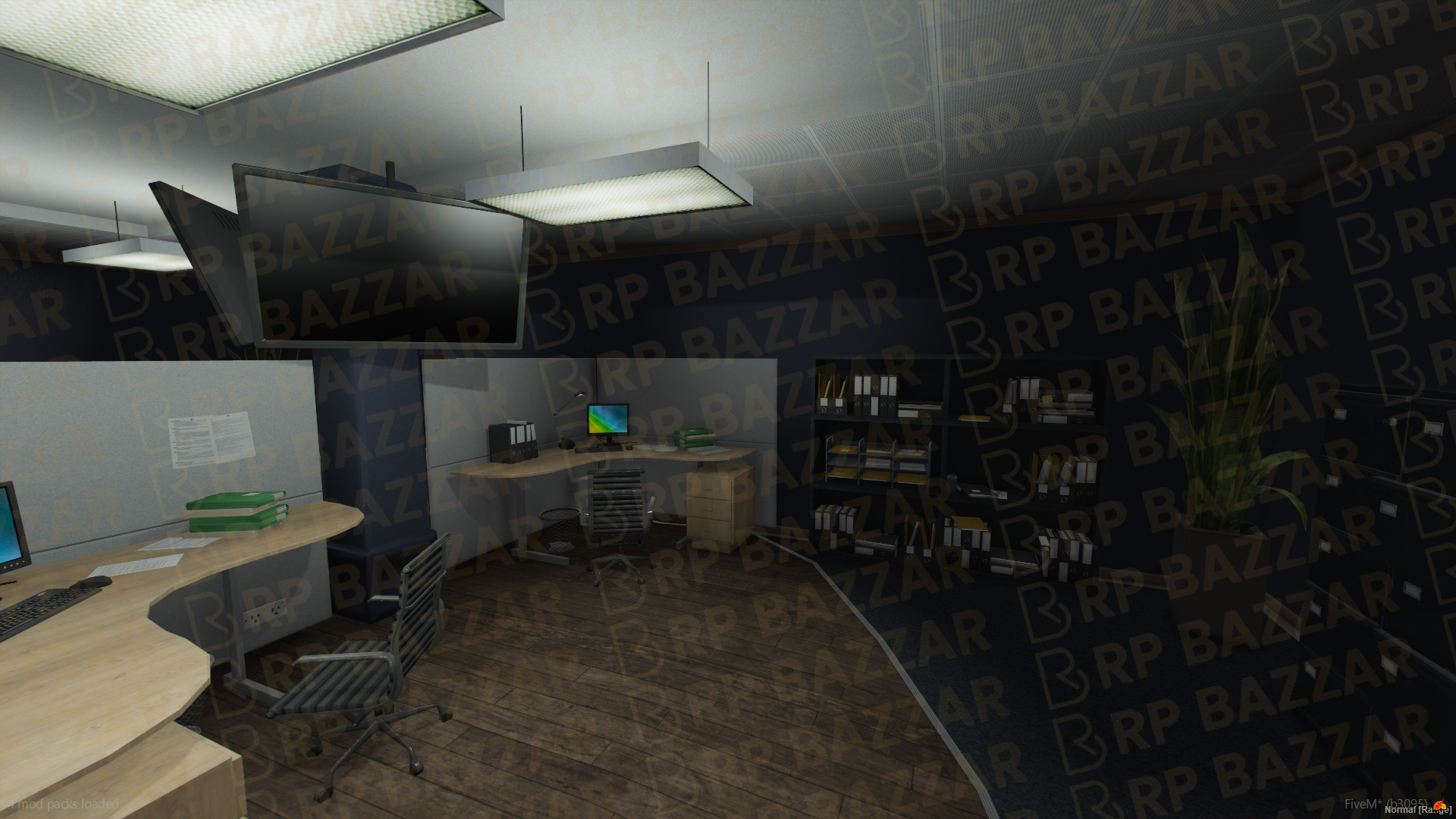 Patrol Police Station FiveM MLO — GTA RP Interior — ESX QB QBOX — RPBazzar