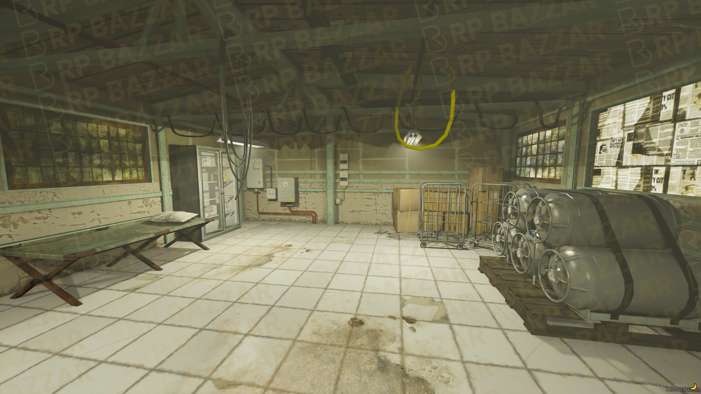 Industrial Drug Lab FiveM MLO — GTA RP Interior — ESX QB QBOX — RPBazzar