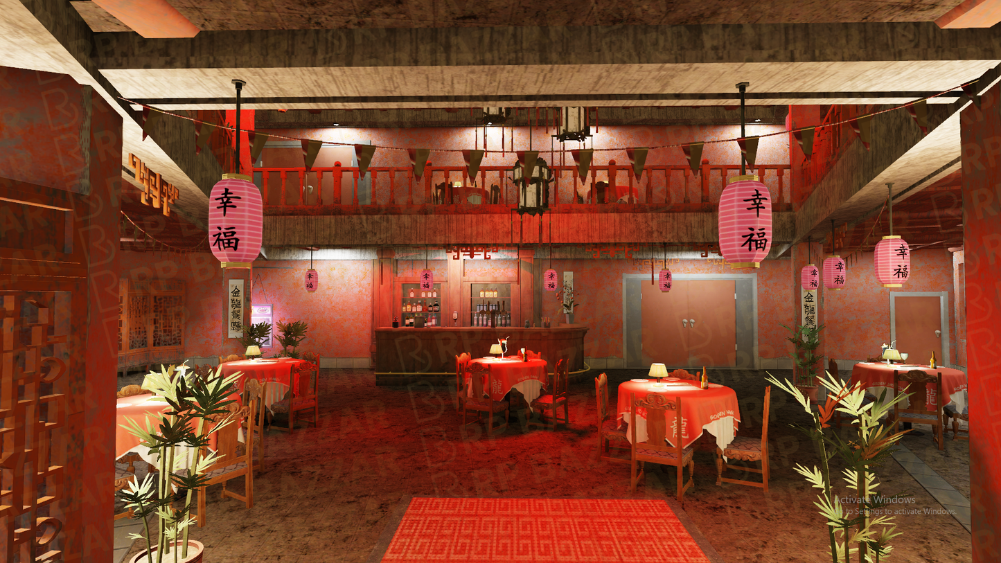 Retro Cantina FiveM MLO — GTA RP Interior — ESX QB QBOX — RPBazzar