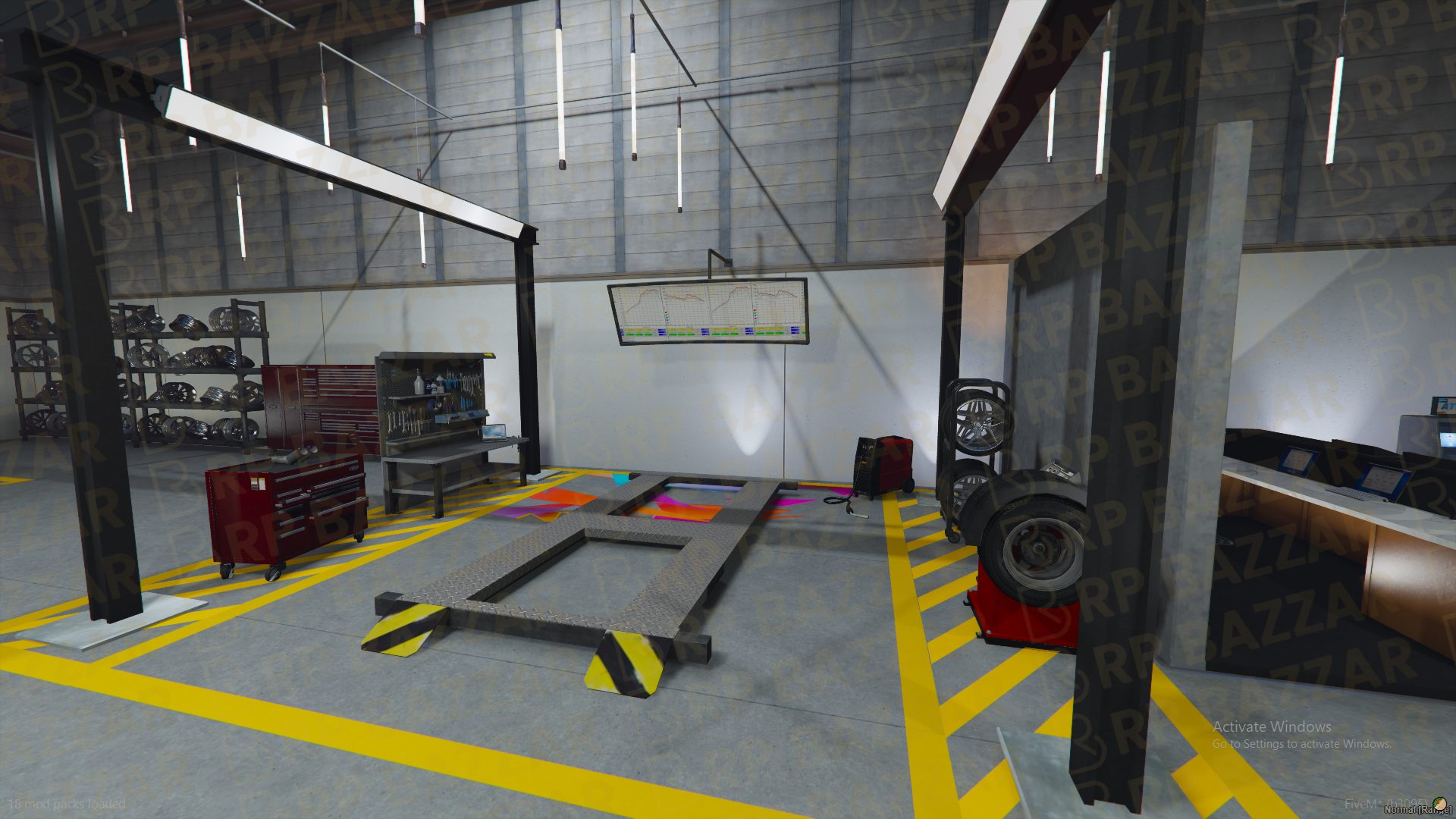 Secret Mechanic Shop FiveM MLO — GTA RP Interior — ESX QB QBOX — RPBazzar