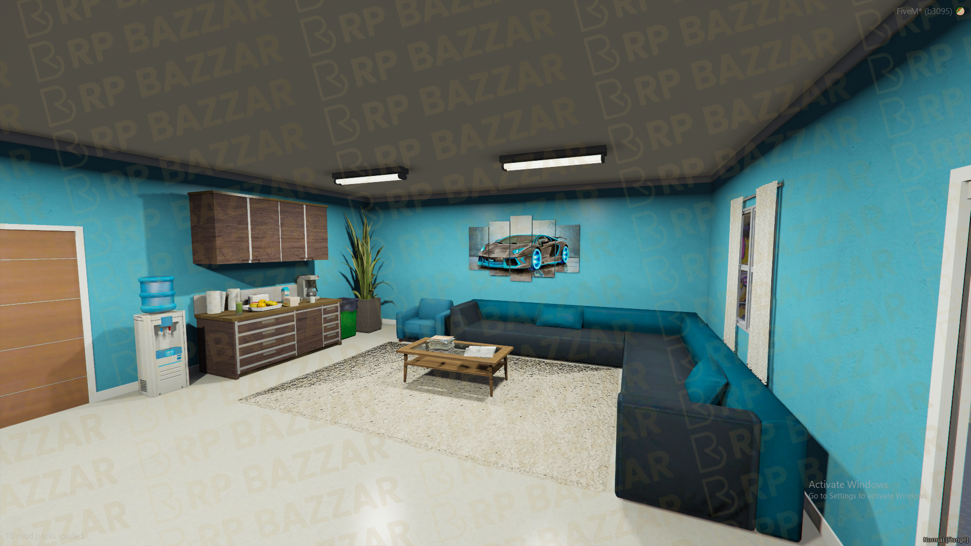 Authentic Mechanic Shop FiveM MLO — GTA RP Interior — ESX QB QBOX — RPBazzar