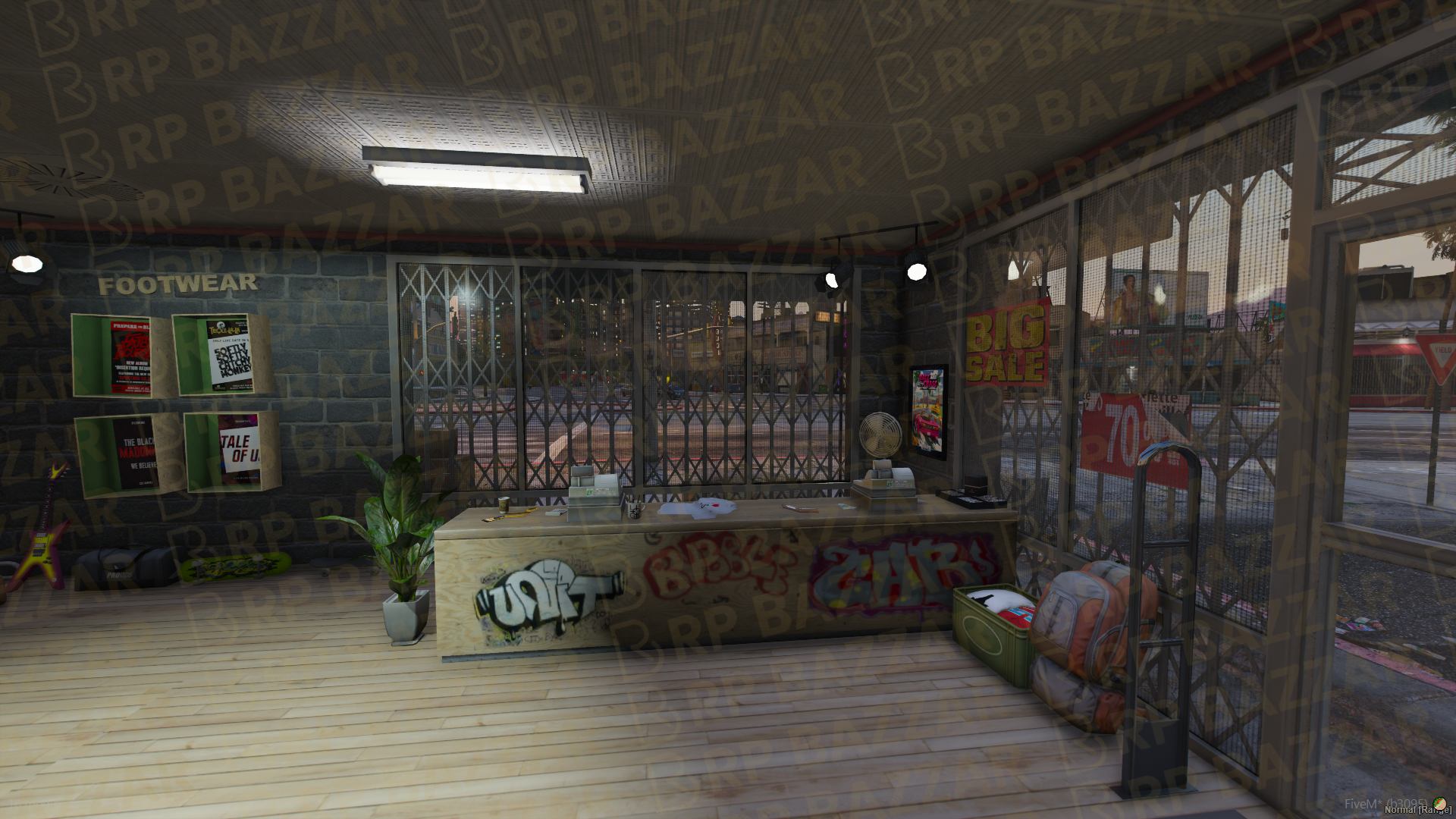 Modern Clothing Store FiveM MLO — GTA RP Interior — ESX QB QBOX — RPBazzar