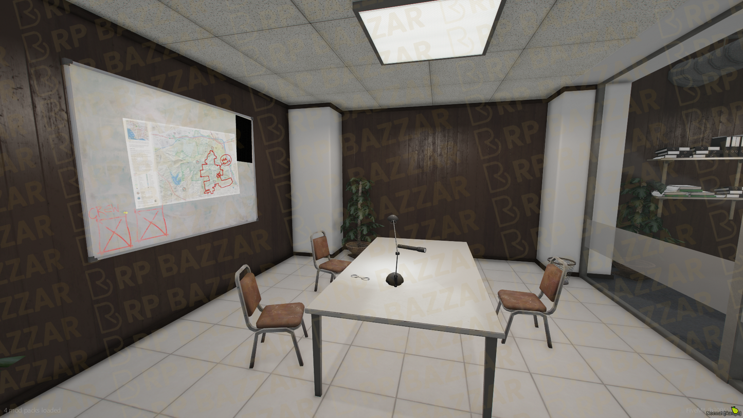 Urban Police Station FiveM MLO — GTA RP Interior — ESX QB QBOX — RPBazzar