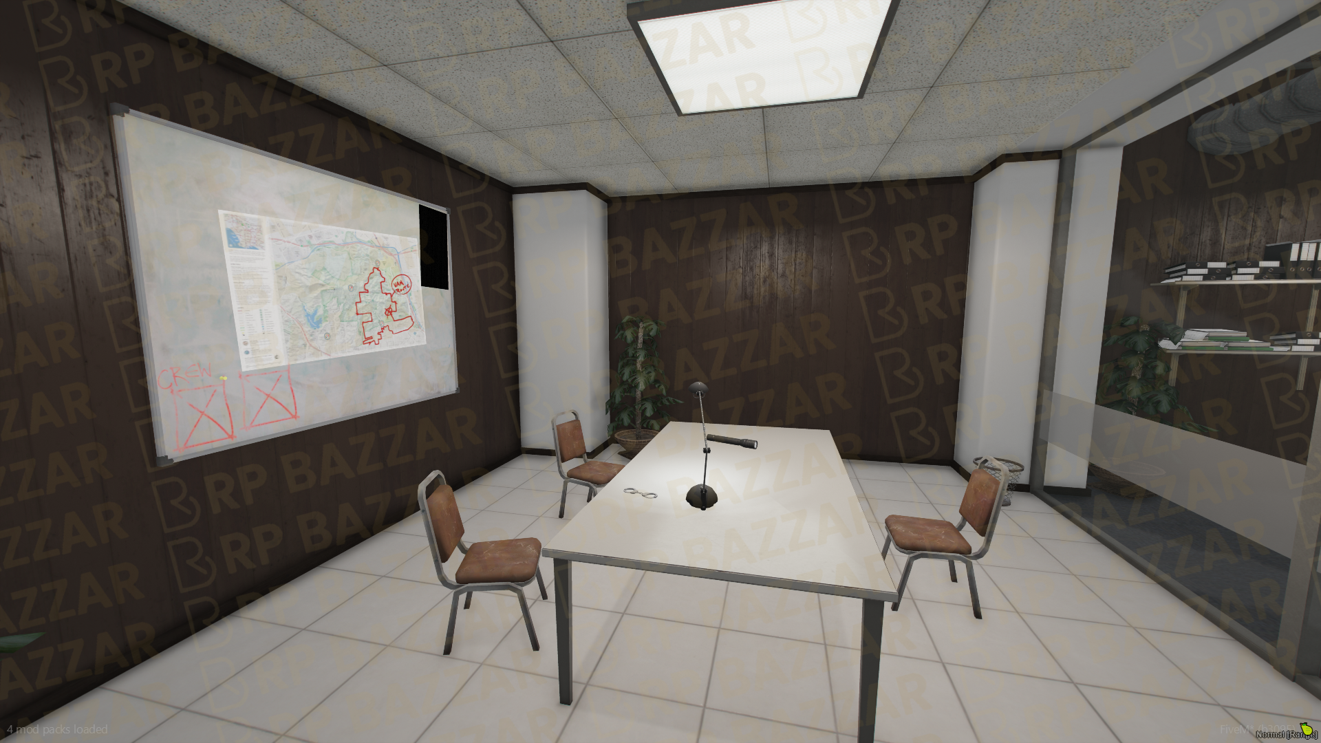 Urban Police Station FiveM MLO — GTA RP Interior — ESX QB QBOX — RPBazzar