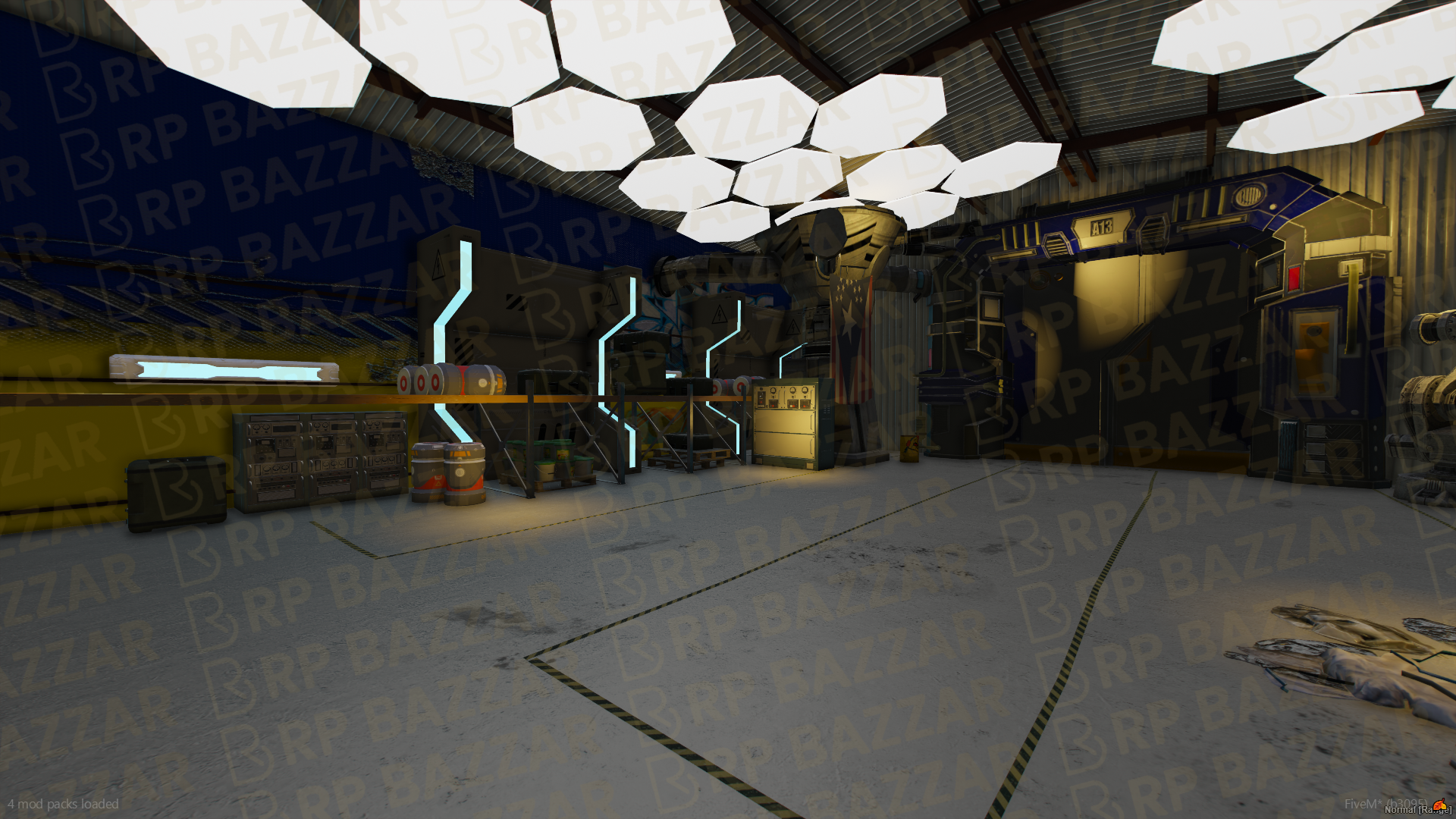 Modern Storage Room & Warehouse FiveM MLO — GTA RP Interior — ESX QB QBOX — RPBazzar