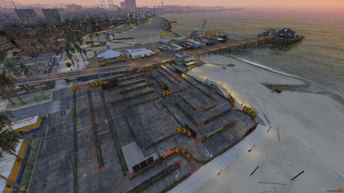 Night Race Track FiveM MLO — GTA RP Interior — ESX QB QBOX — RPBazzar