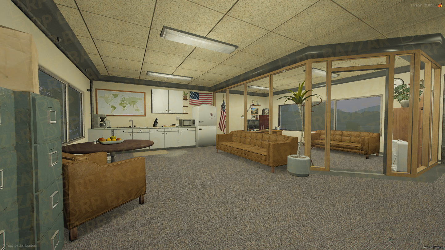 Frontline Police Station FiveM MLO — GTA RP Interior — ESX QB QBOX — RPBazzar