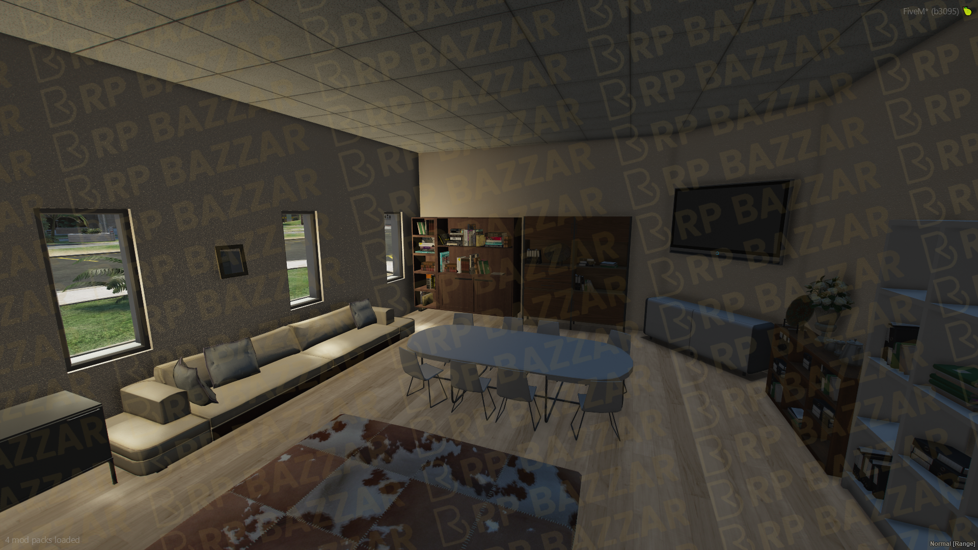 Modern Legion Square FiveM MLO — GTA RP Interior — ESX QB QBOX — RPBazzar