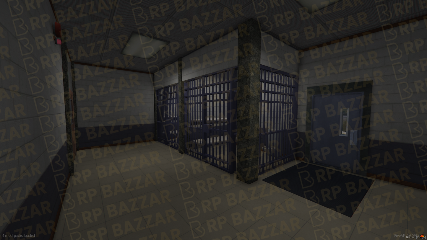 Modern Police Station FiveM MLO — GTA RP Interior — ESX QB QBOX — RPBazzar
