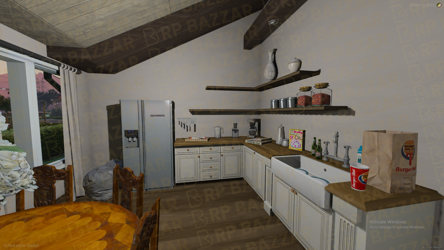 Neon House FiveM MLO — GTA RP Interior — ESX QB QBOX — RPBazzar