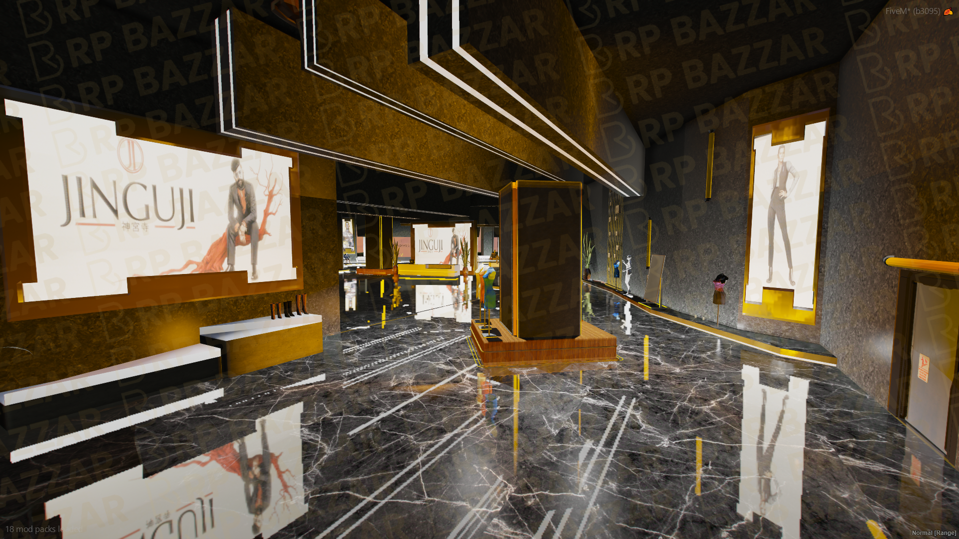 Stylish Clothing Store FiveM MLO — GTA RP Interior — ESX QB QBOX — RPBazzar