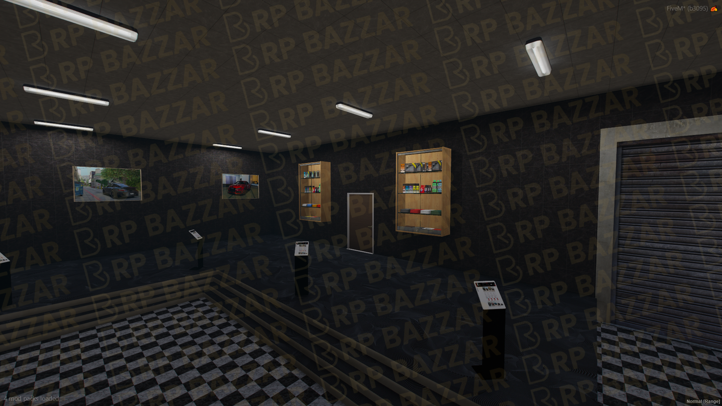 Sporty Vehicle Shop FiveM MLO — GTA RP Interior — ESX QB QBOX — RPBazzar