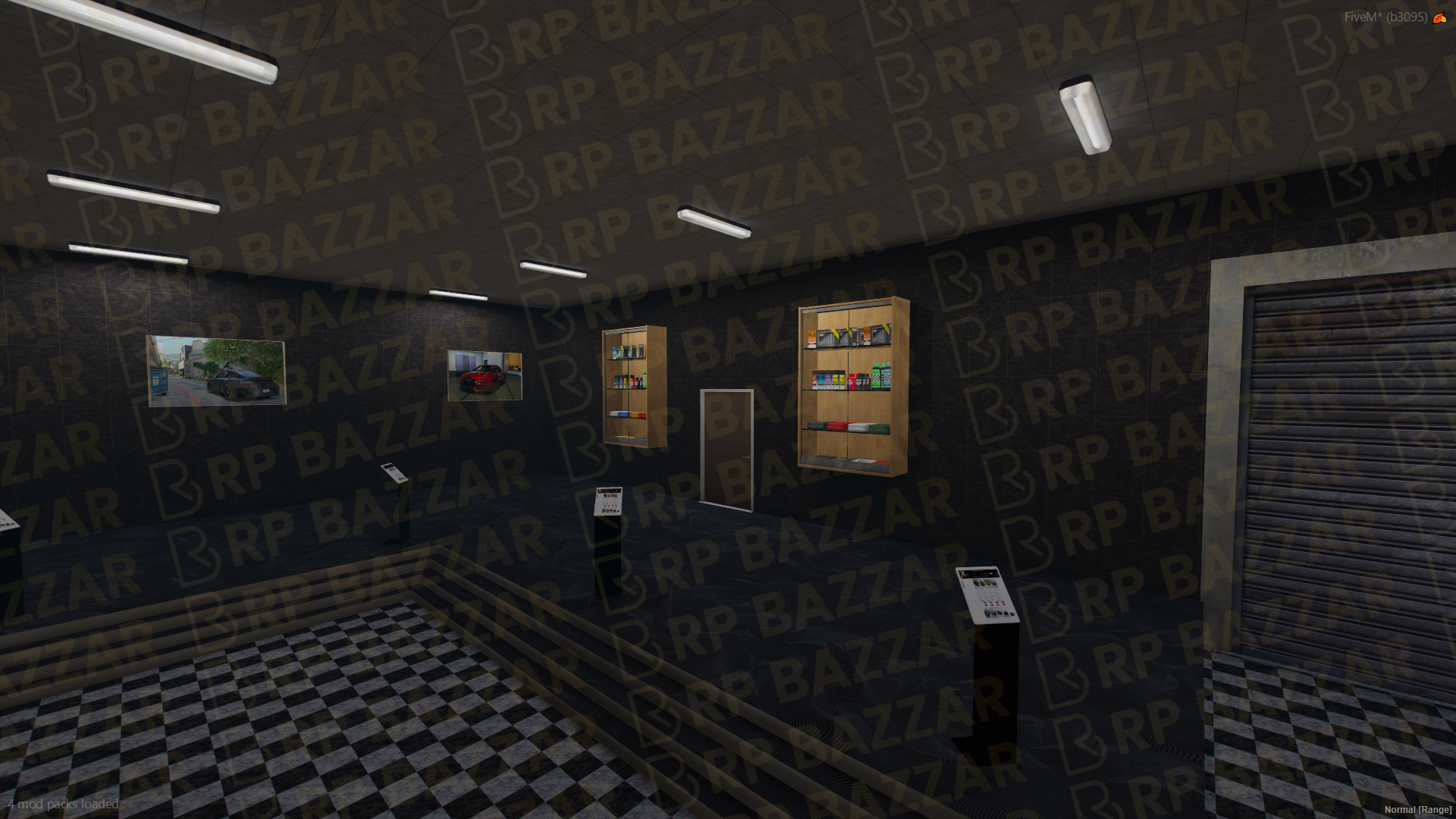 Sporty Vehicle Shop FiveM MLO — GTA RP Interior — ESX QB QBOX — RPBazzar