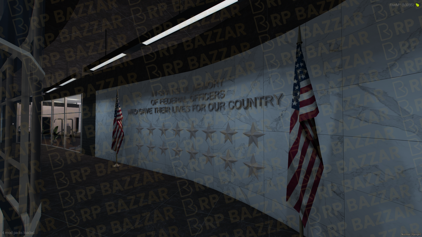 County Police Station FiveM MLO — GTA RP Interior — ESX QB QBOX — RPBazzar
